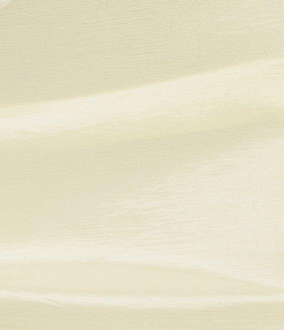 Allison & Kelly Strapless Taffeta Bow Back With Detachable Train Mini Dress Product Image