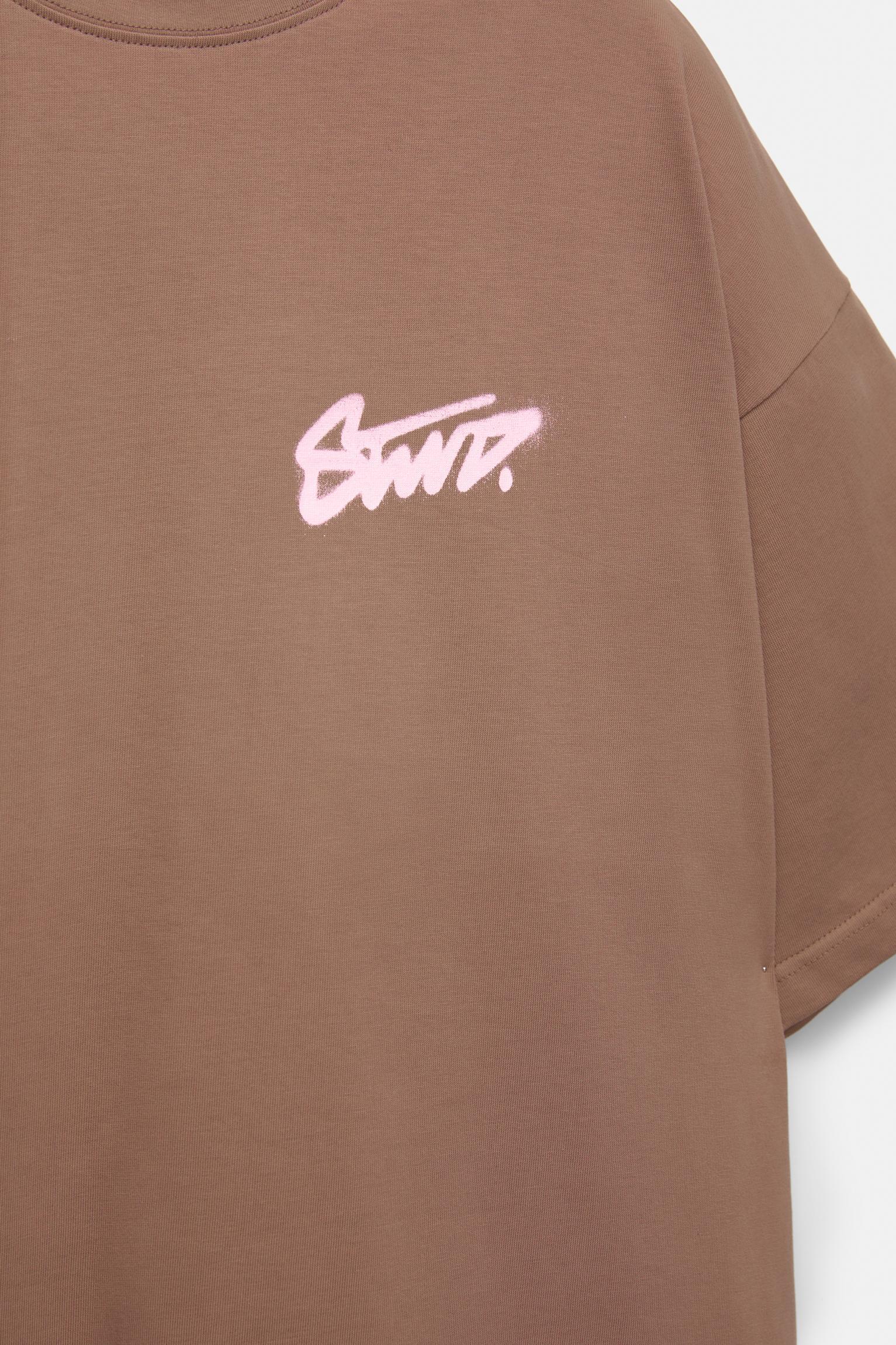 STWD short sleeve T-shirt with graffiti graphic Product Image