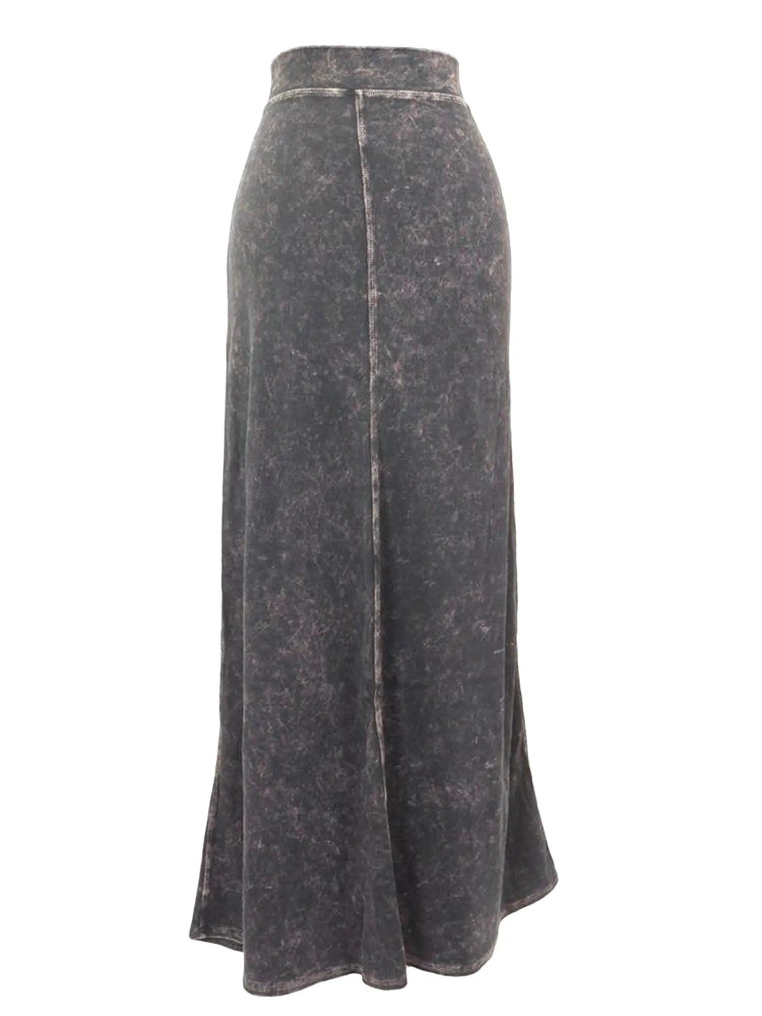 Hard Tail Flat Waist Sweep Skirt B-143 Product Image