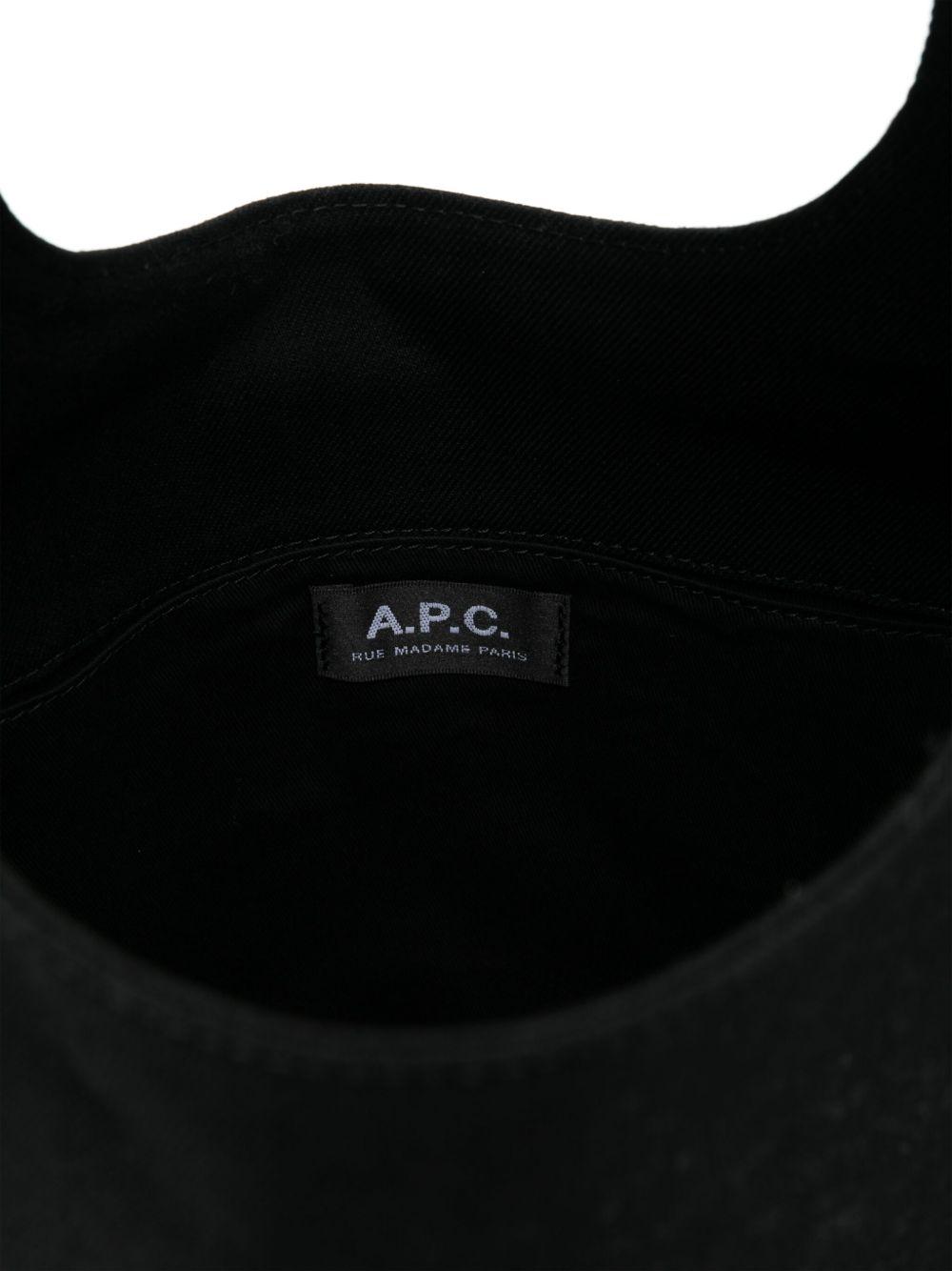 APC A.p.c. Black Canvas Ninon Shopping Bag Product Image