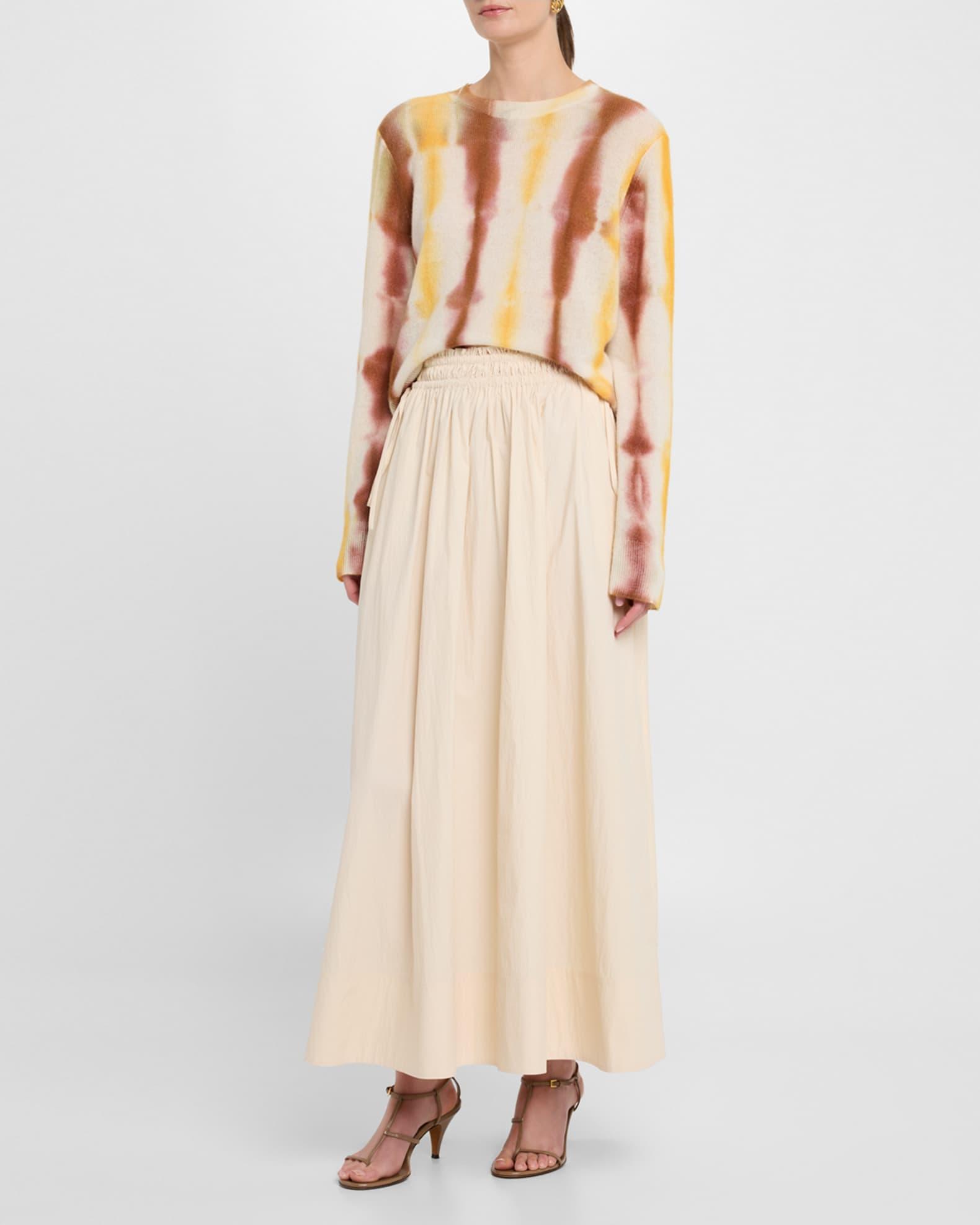 Tie-Dye Crewneck Cashmere Sweater Product Image