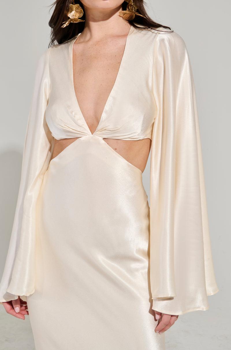 TAYLOR SATIN MAXI DRESS Product Image