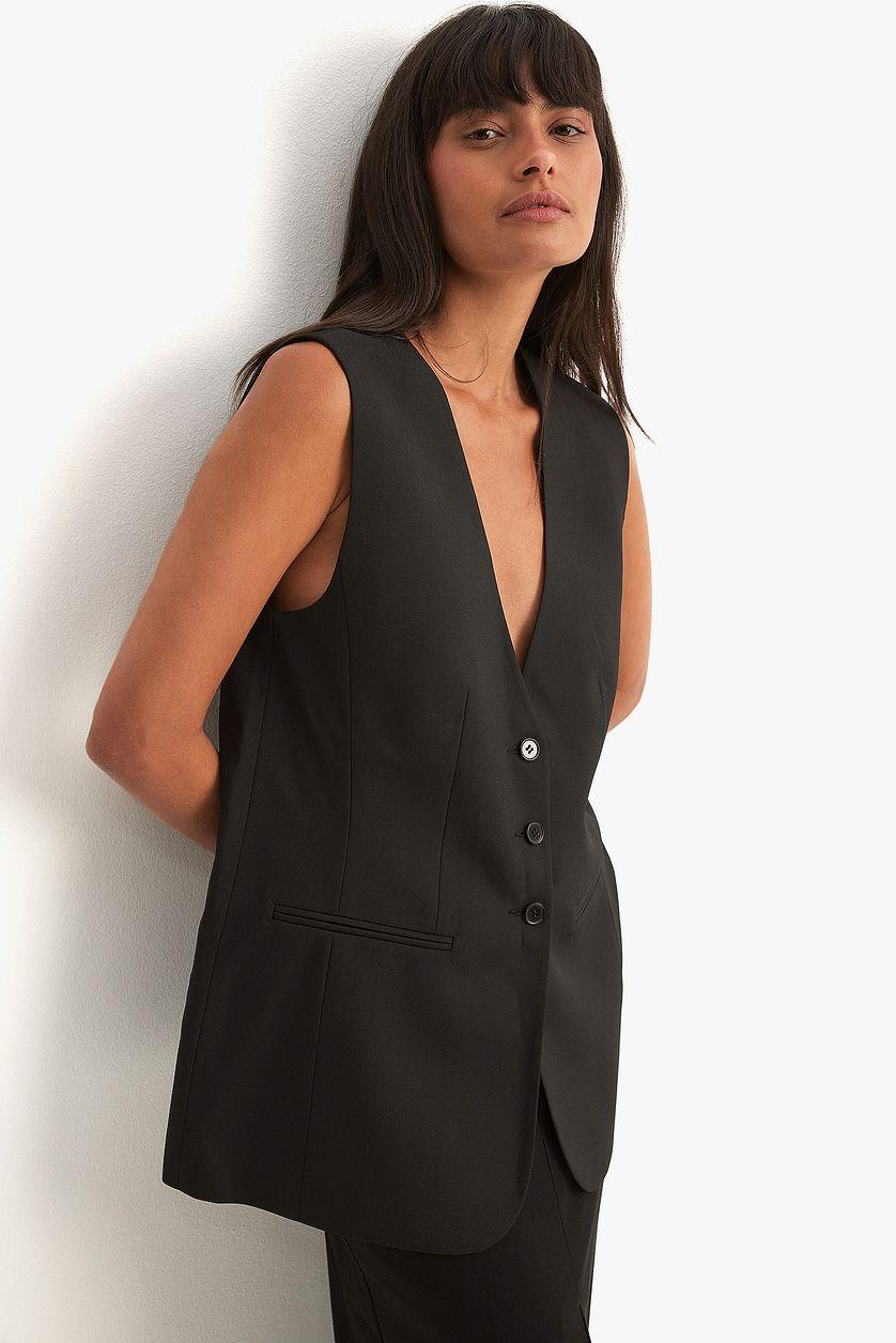 Tailored Oversized Vest Product Image