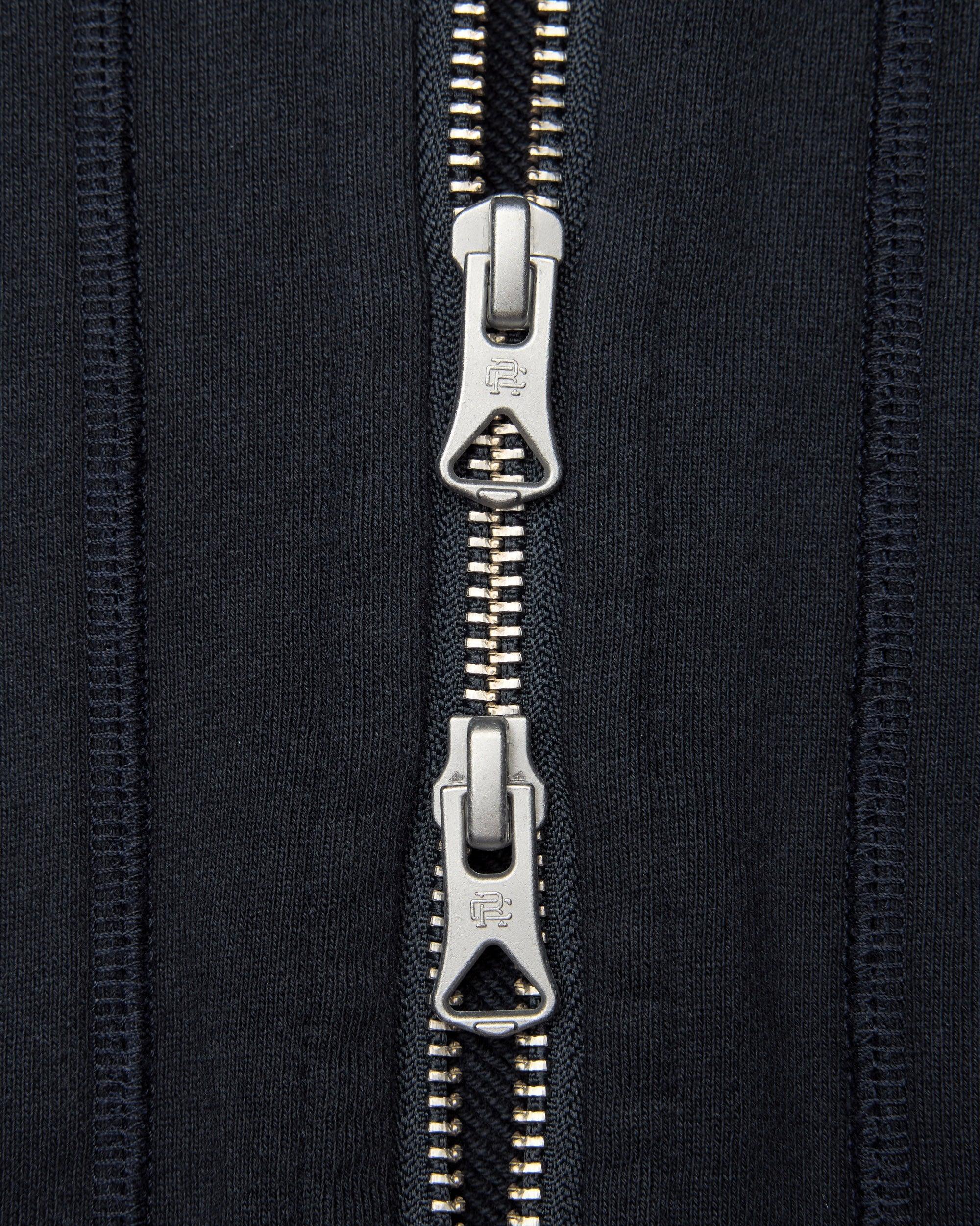 Midweight Terry Slim Zip Hoodie Male Product Image