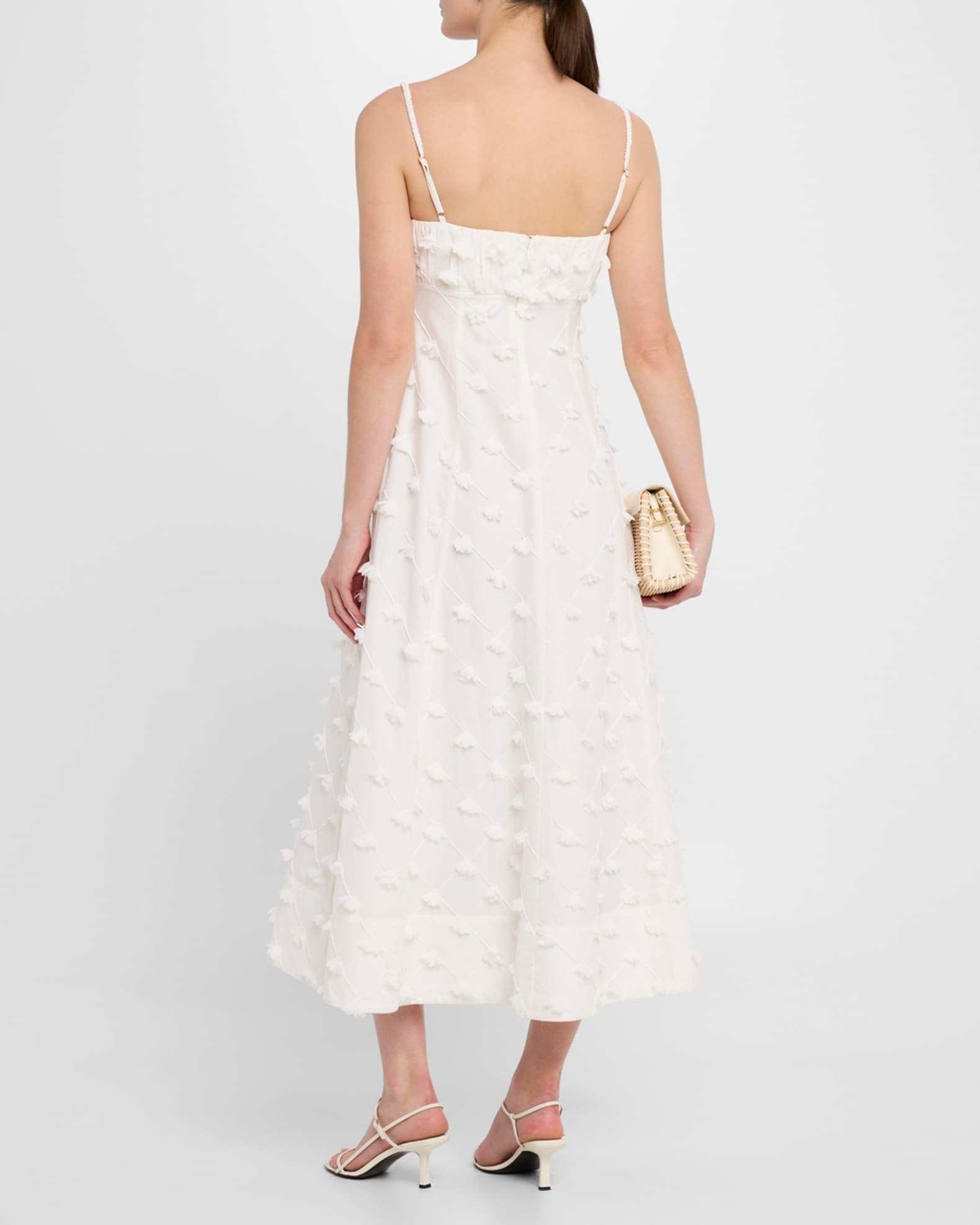 Tahlia Cotton-Linen Midi Dress Product Image
