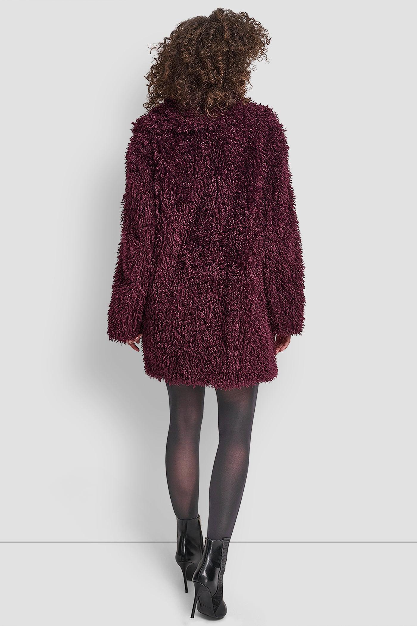 FAUX TEDDY FUR JACKET Product Image