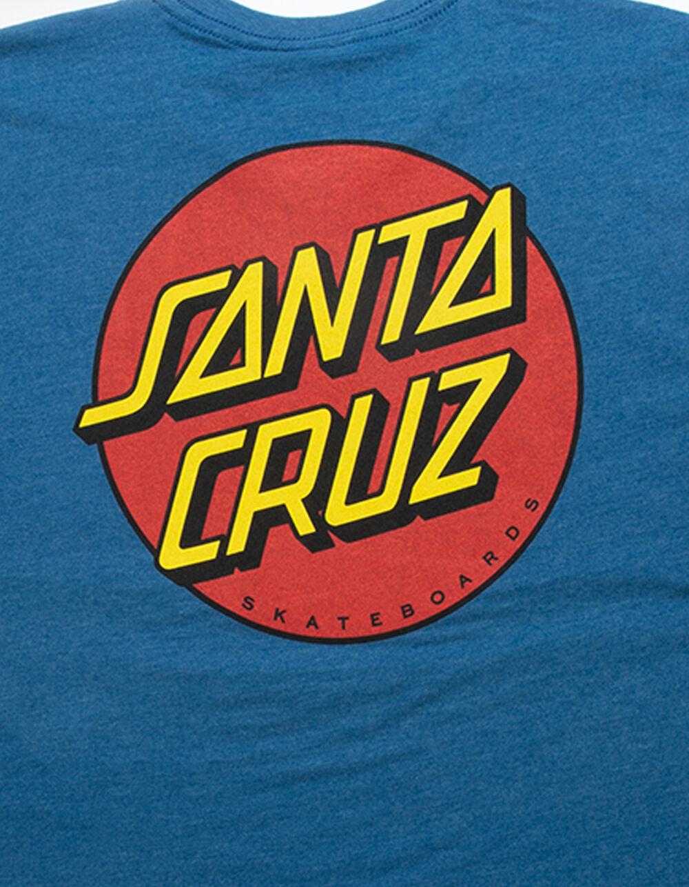 SANTA CRUZ Classic Dot Mens Tee - BLUE Product Image