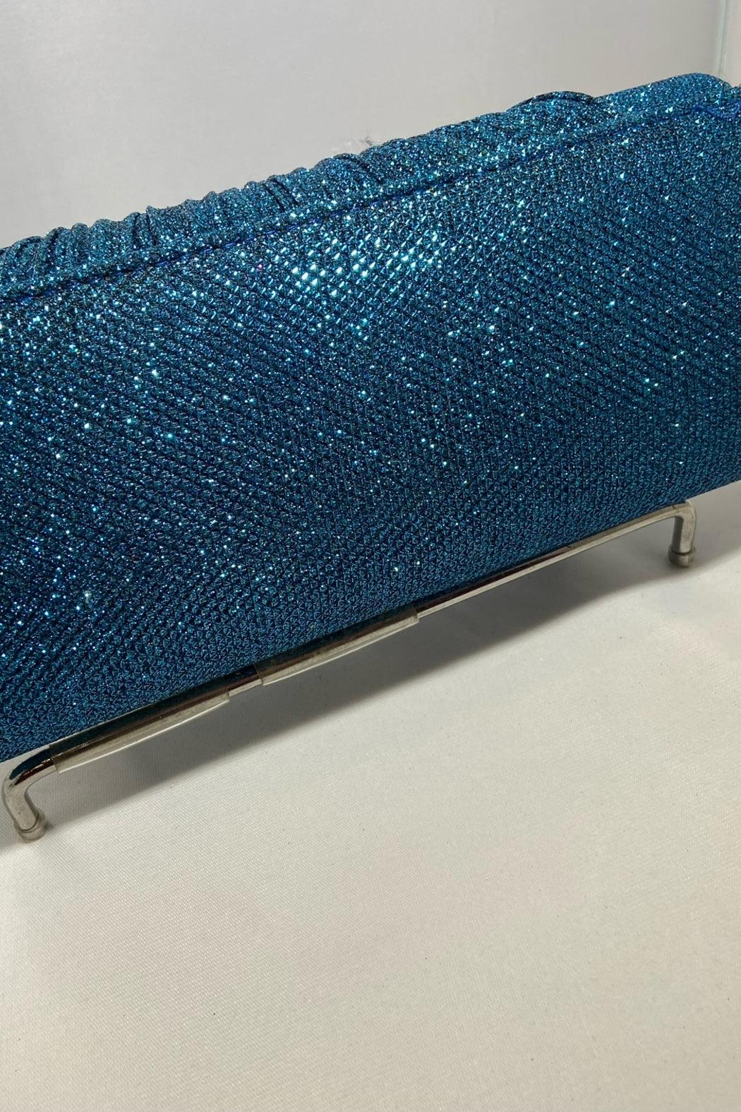 Blue Shimmer Clutch Product Image