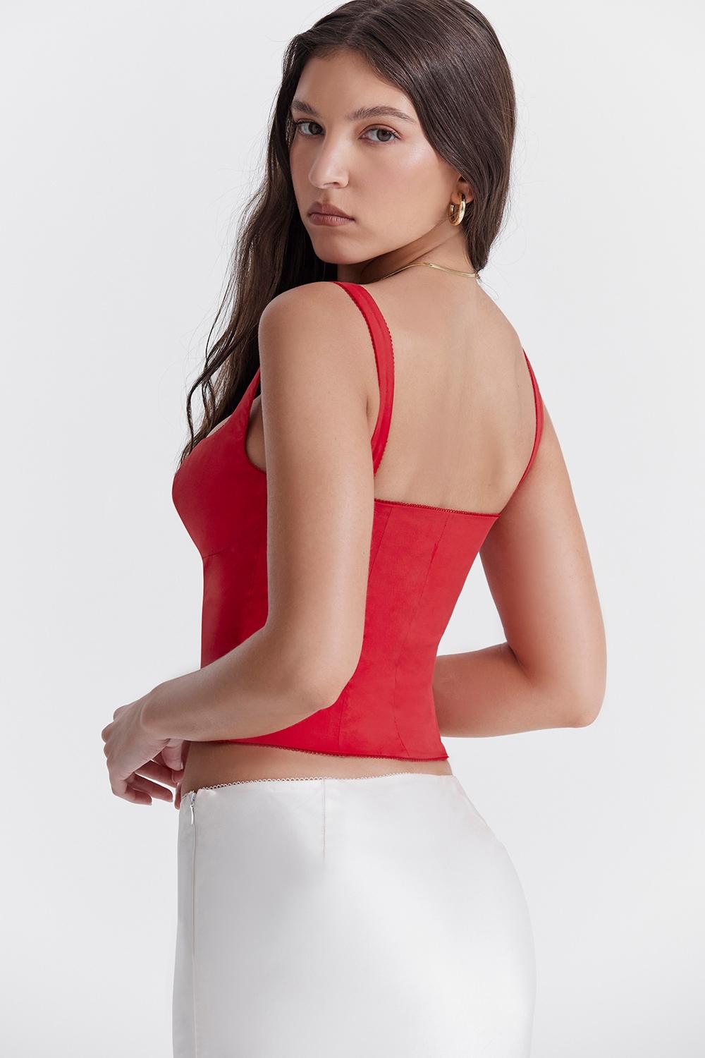 Pia  cherry corset Product Image