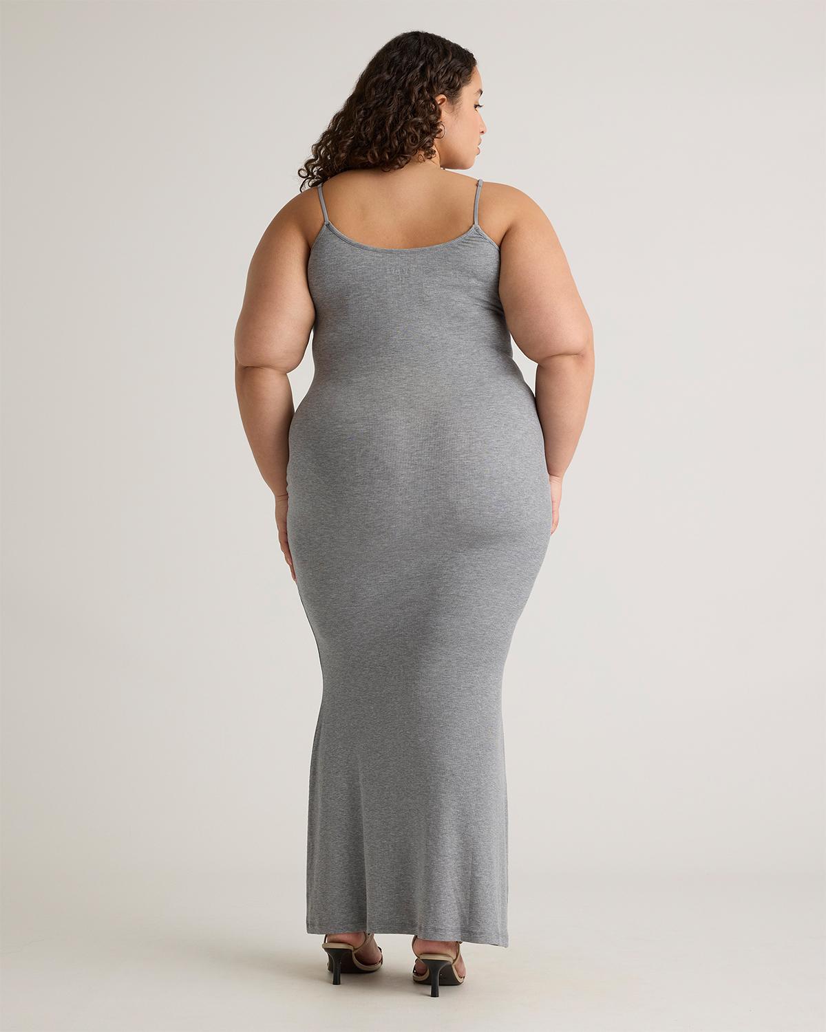 Quince | Women's Tencel Rib Knit Maxi Slip Dress Cotton/Modal Product Image