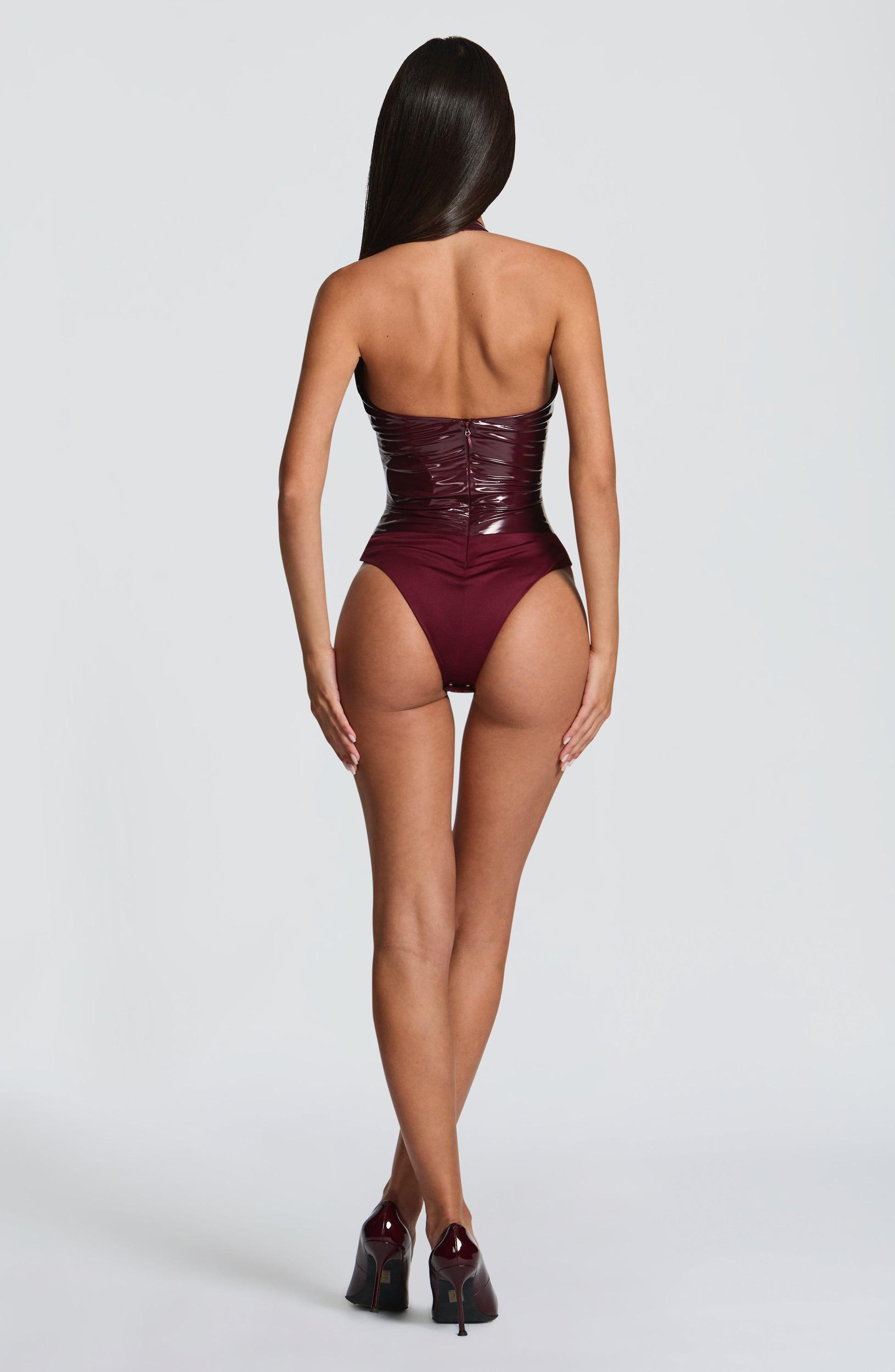 Harley Bodysuit - Cherry Lacquer Product Image