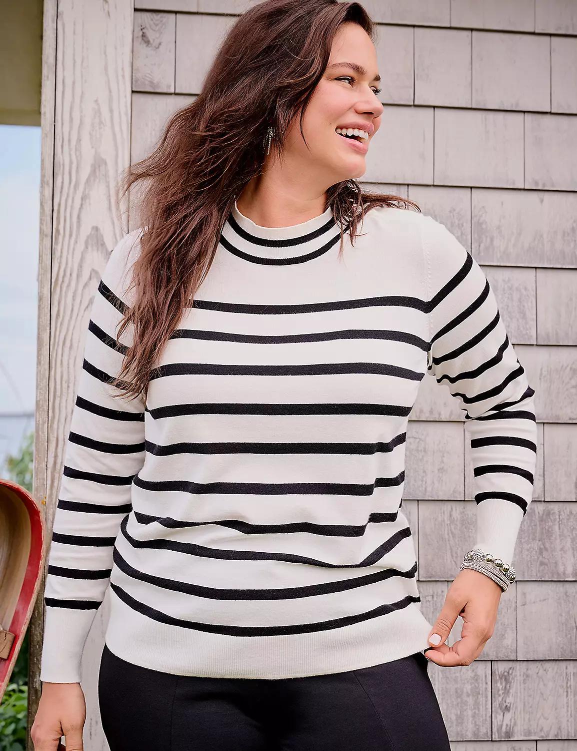 Striped Pullover Sweater Product Image