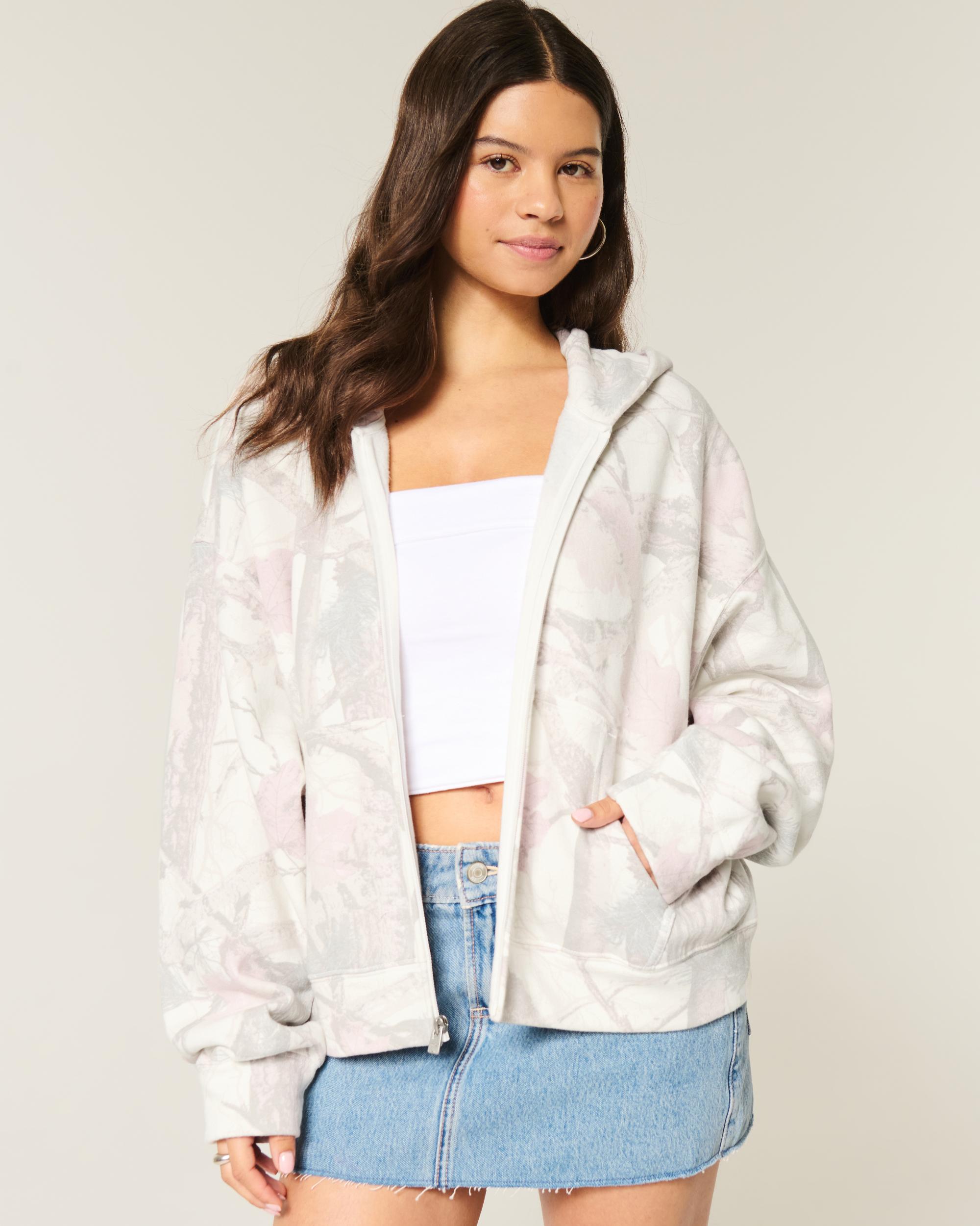 Oversized Zip-Up Hoodie Product Image