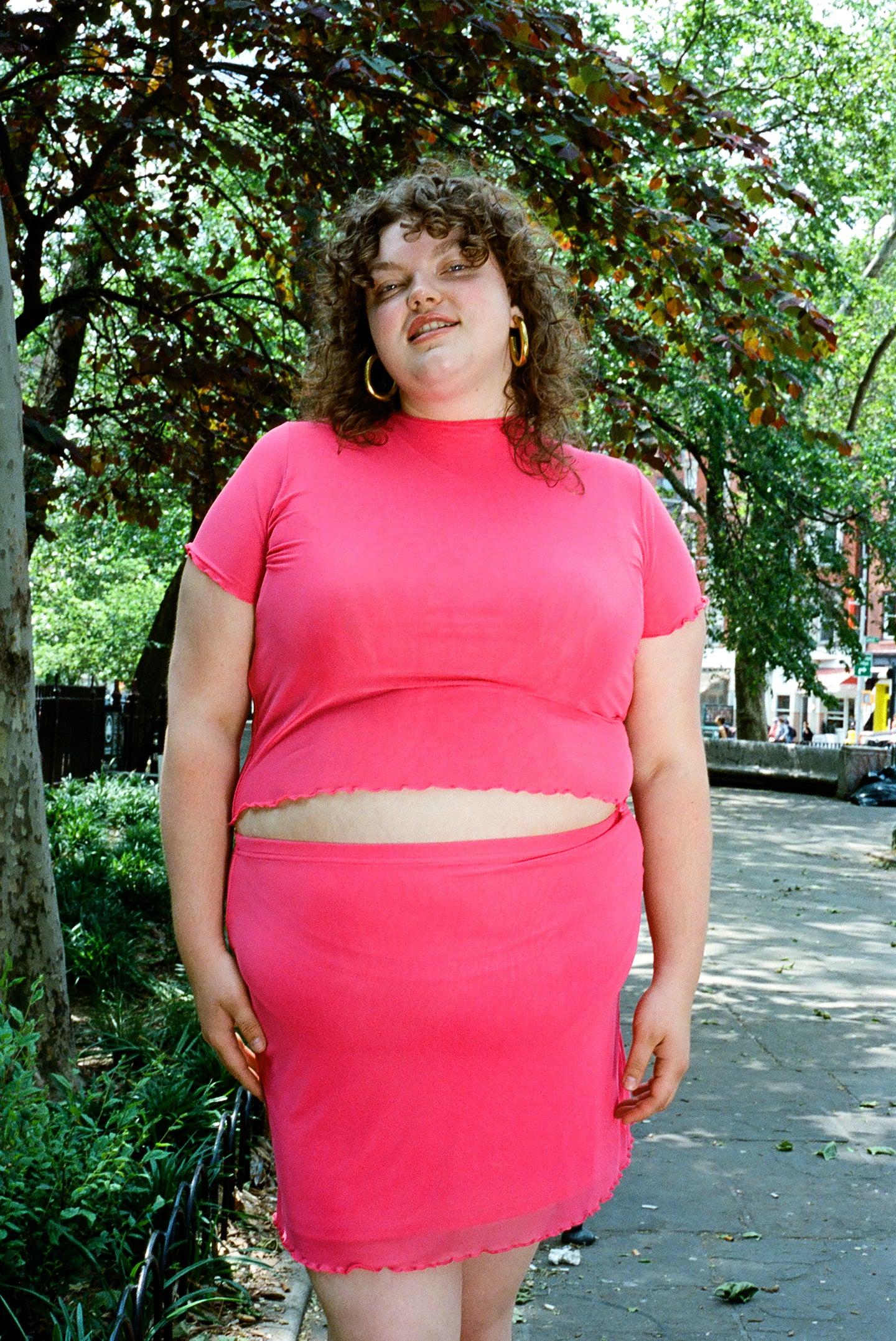 Ana Skirt - Zenia Pink Product Image