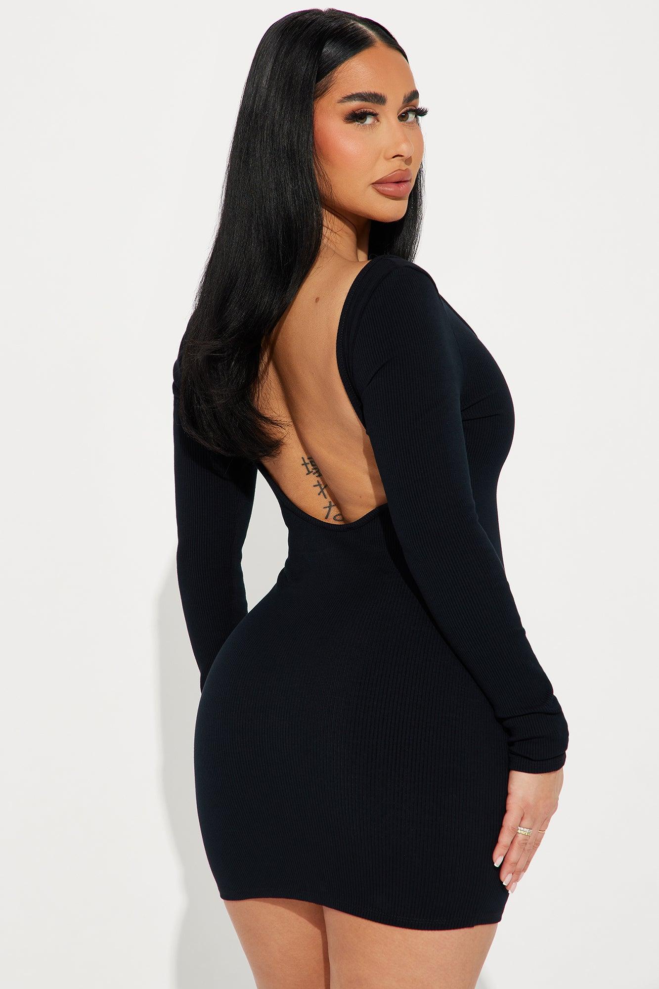 Marley Snatched Mini Dress - Black Product Image