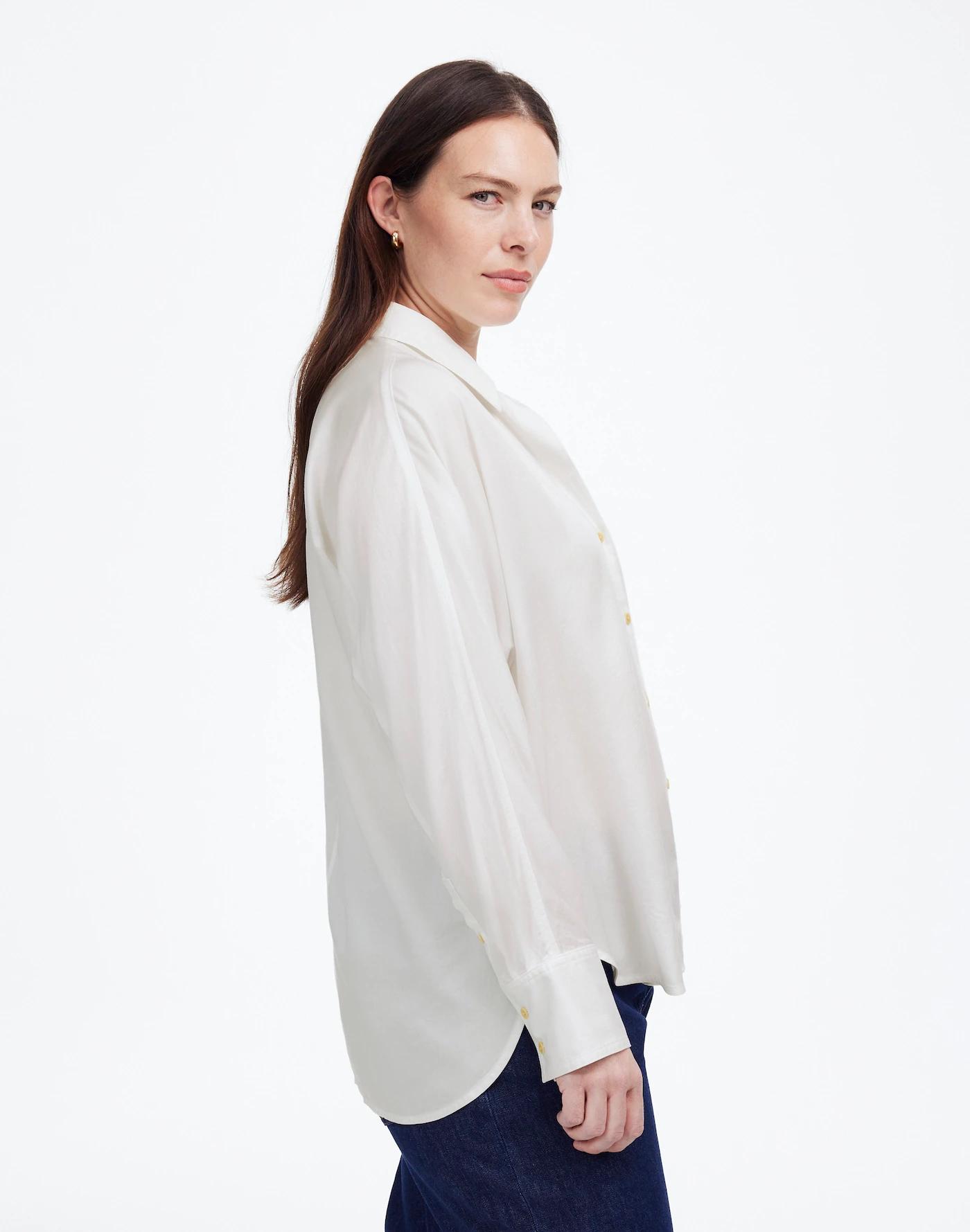 Relaxed Dolman Button-Up Shirt Product Image