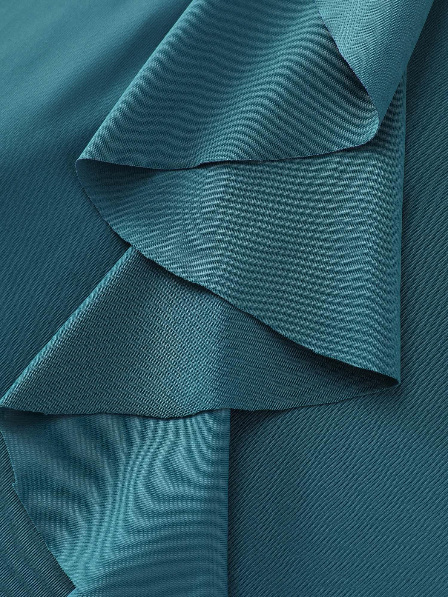 Ruffled Hem Cinched Waist Swim Dress Female Product Image