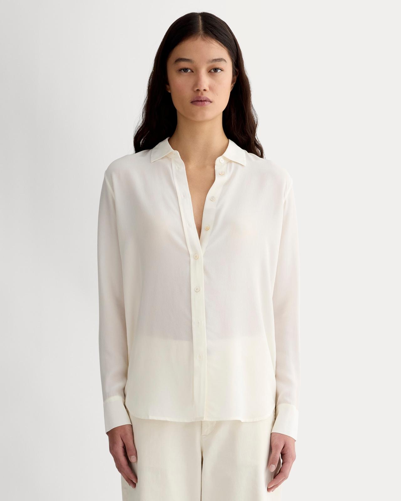 Womens Must-Have Shirt in Washable Silk by Everlane Product Image