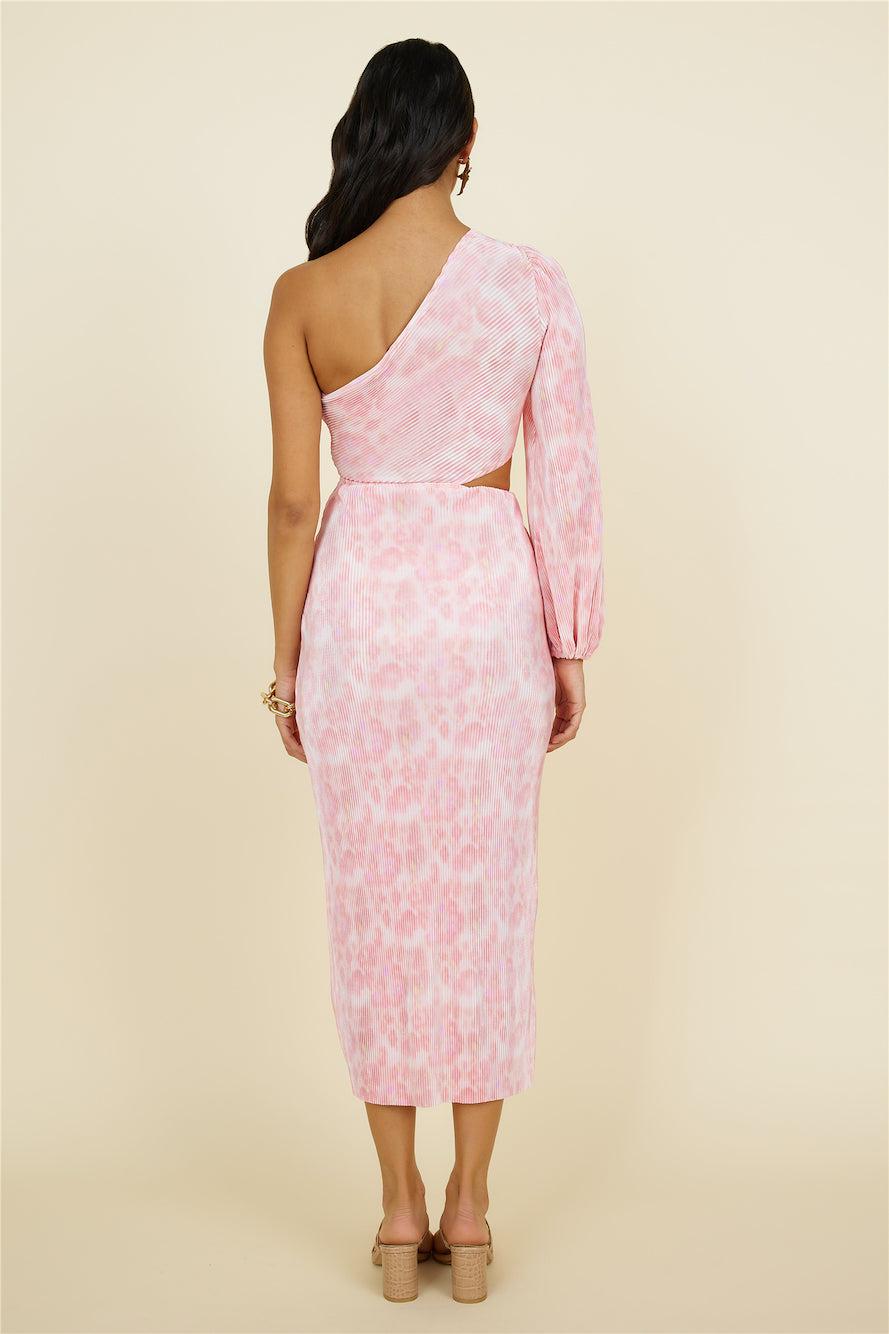 Timing Of It All Maxi Dress Pink Product Image