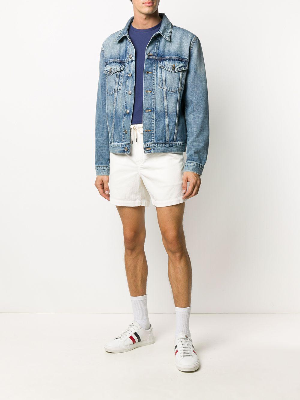 corduroy straight-leg shorts Product Image