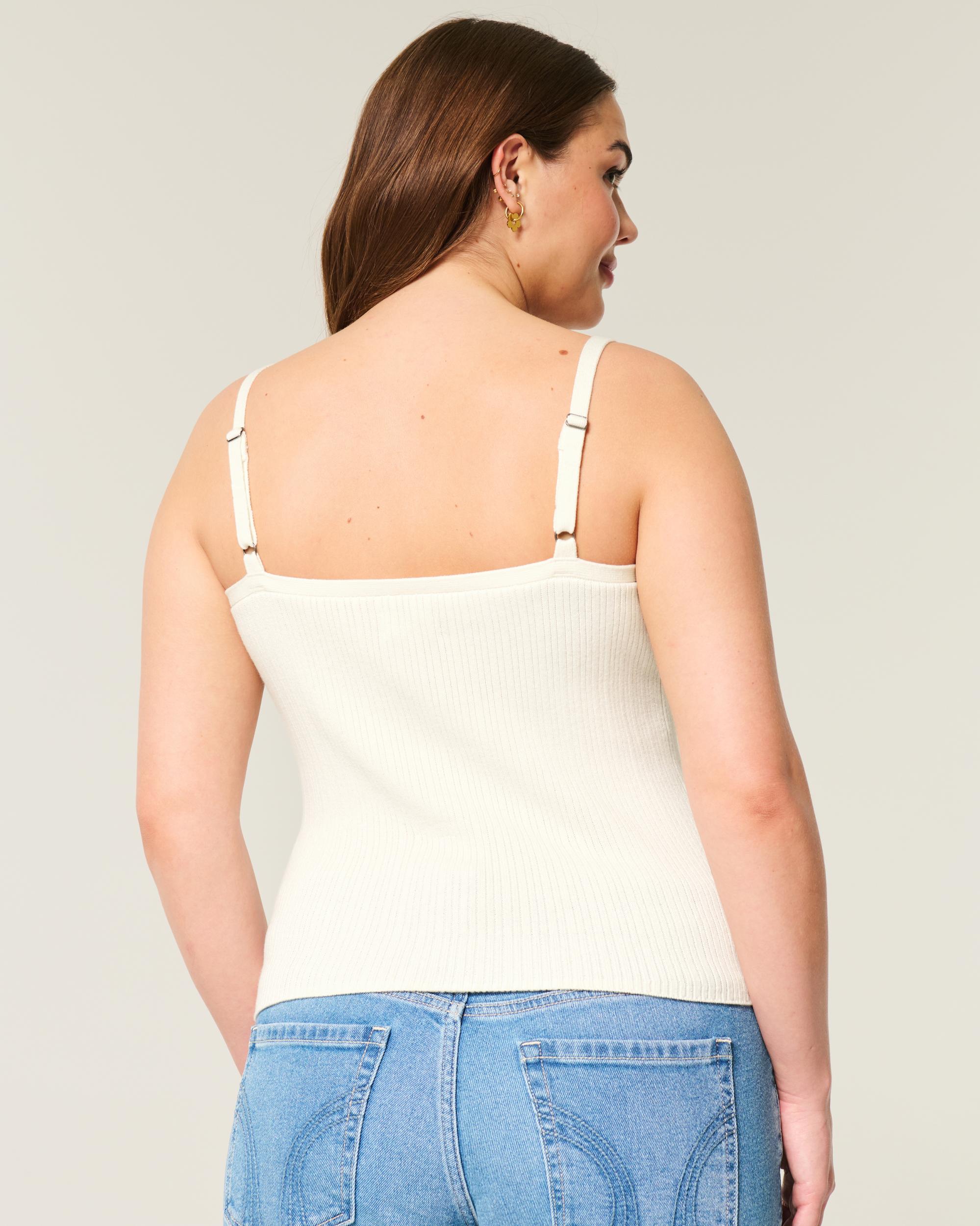 Button-Through Sweater Tank Product Image