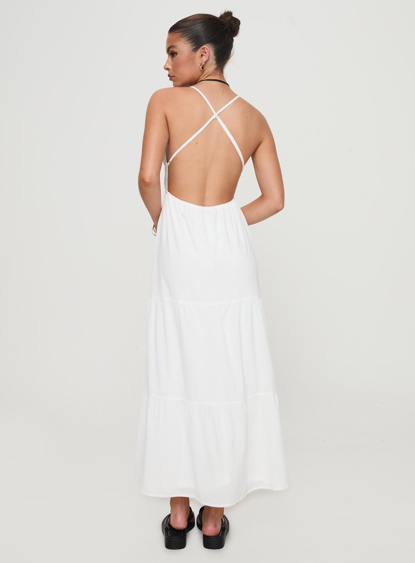Mckew Maxi Dress White Product Image