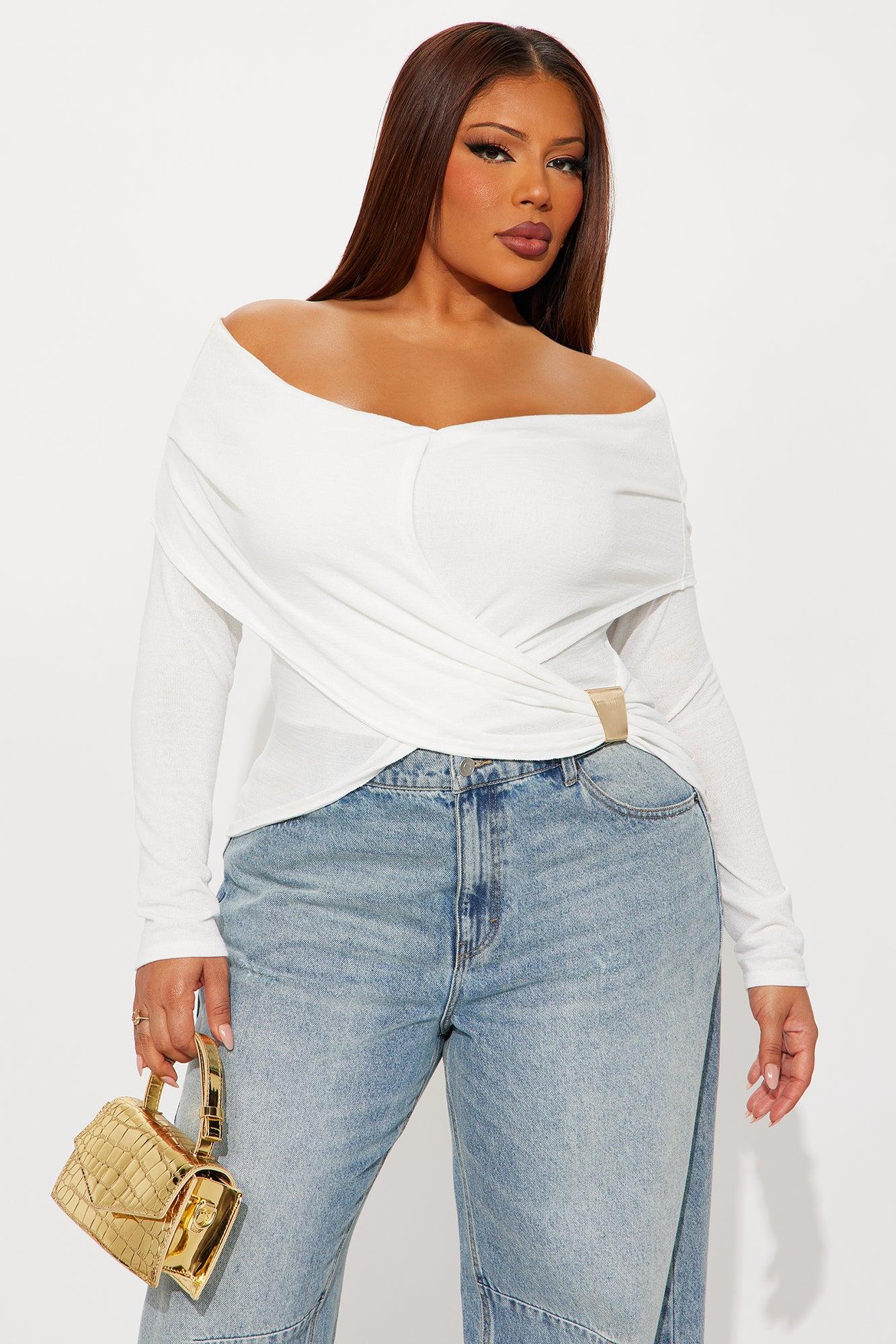 Lovers Takeover Long Sleeve Top - Ivory Female Product Image