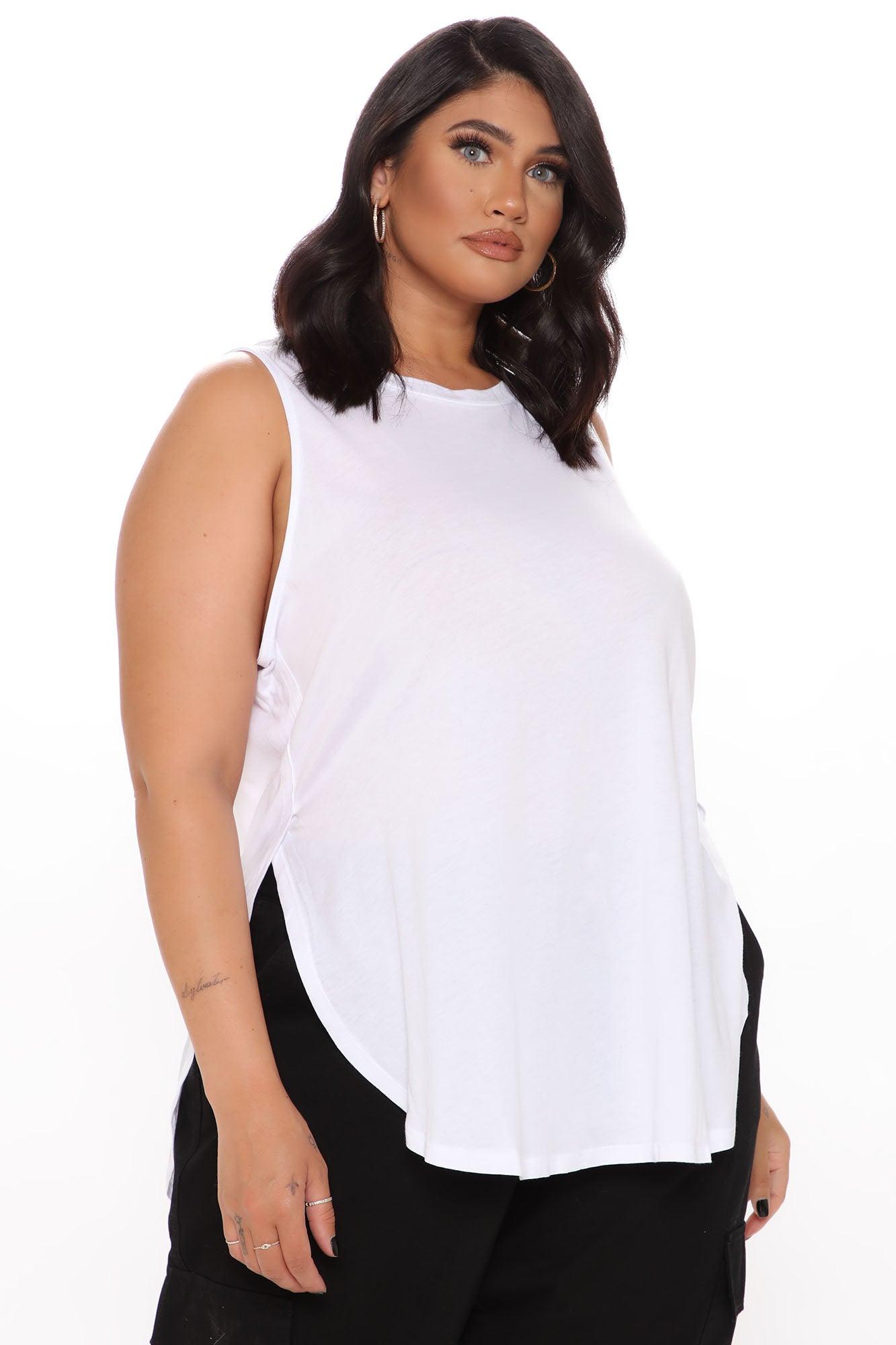 Laid Back Tank Top - White Product Image