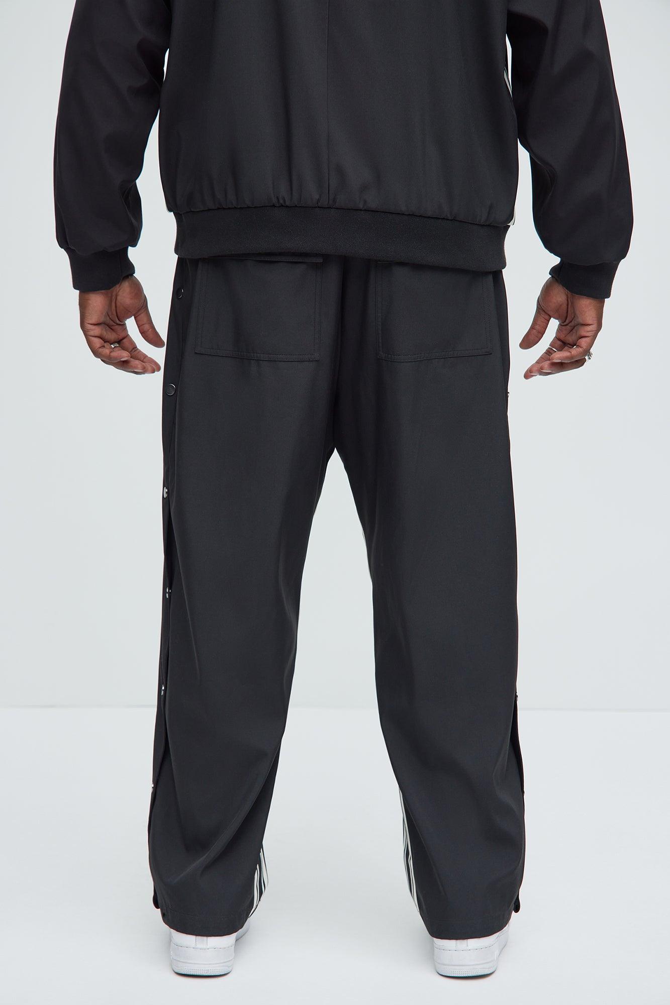 Standout Striped Track Pants - Black Product Image