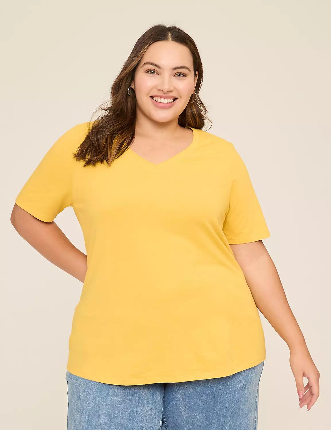 Perfect Sleeve V-Neck Tee Product Image