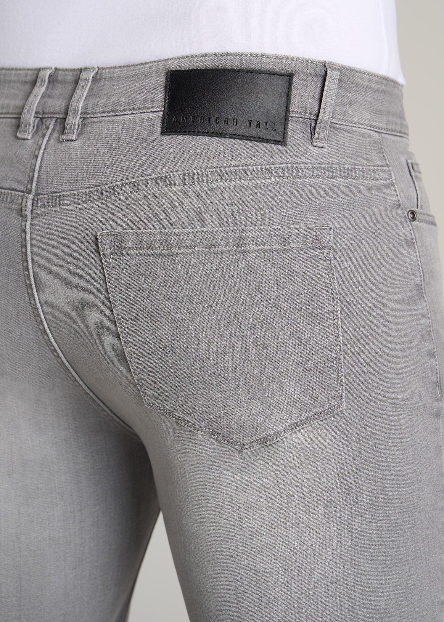 Dylan Slim Fit Jeans for Tall Men in Concrete Grey Product Image