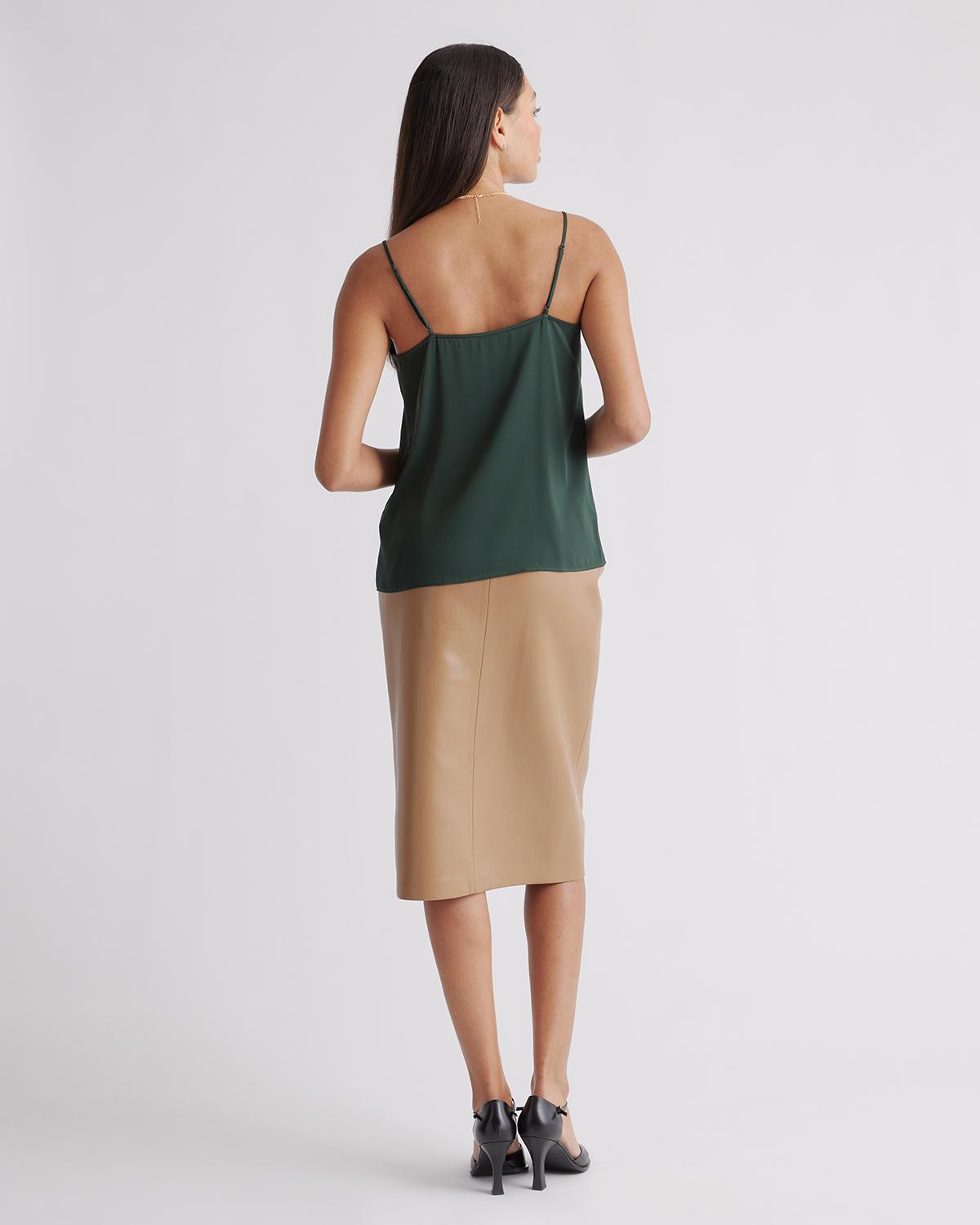 Quince | Women's Washable Stretch Silk V-Neck Cami Size XL Product Image