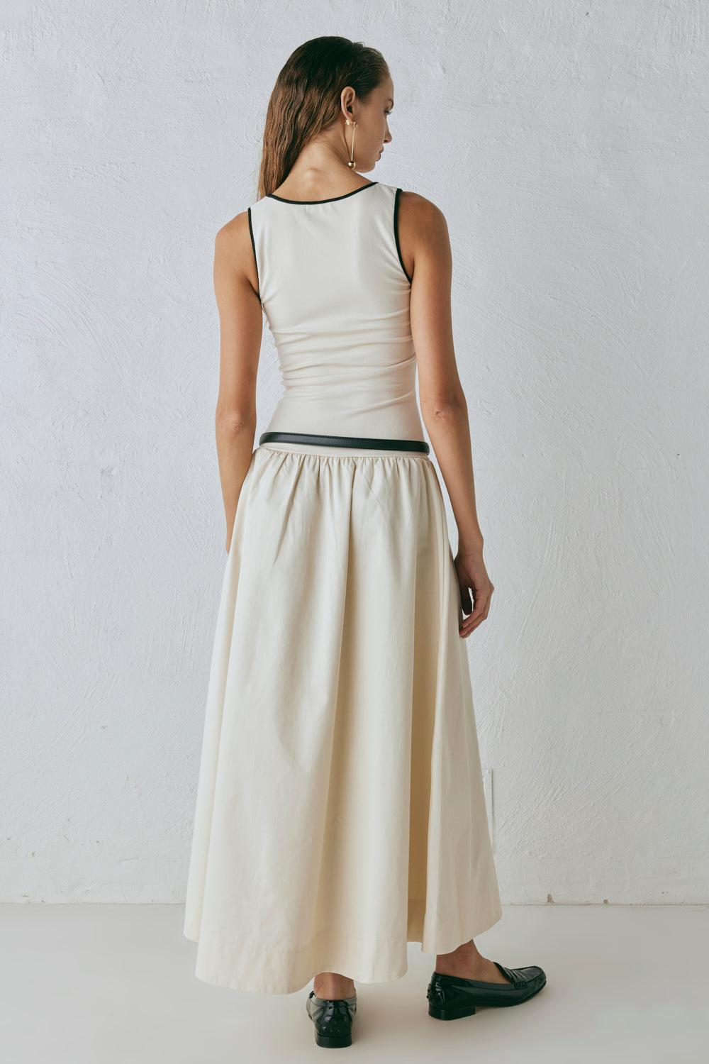 Milena Maxi Dress Cream Product Image