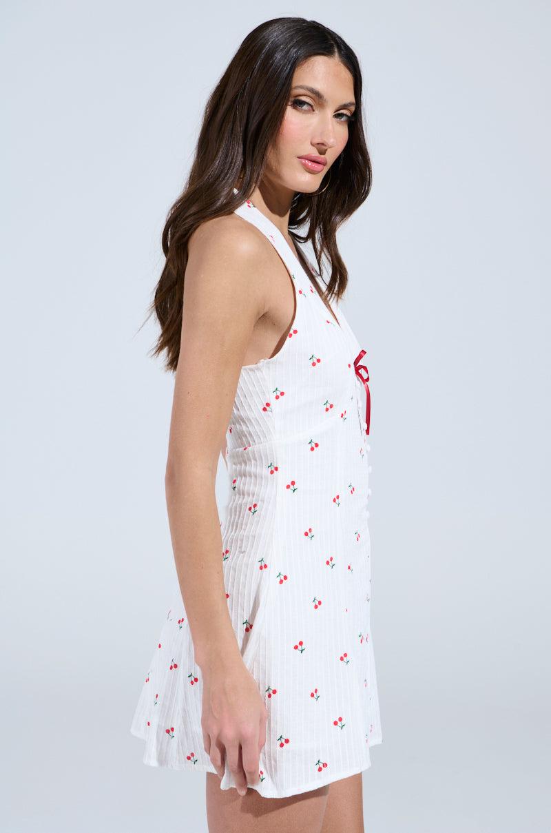 THE CHERRY ON TOP MINI DRESS Product Image