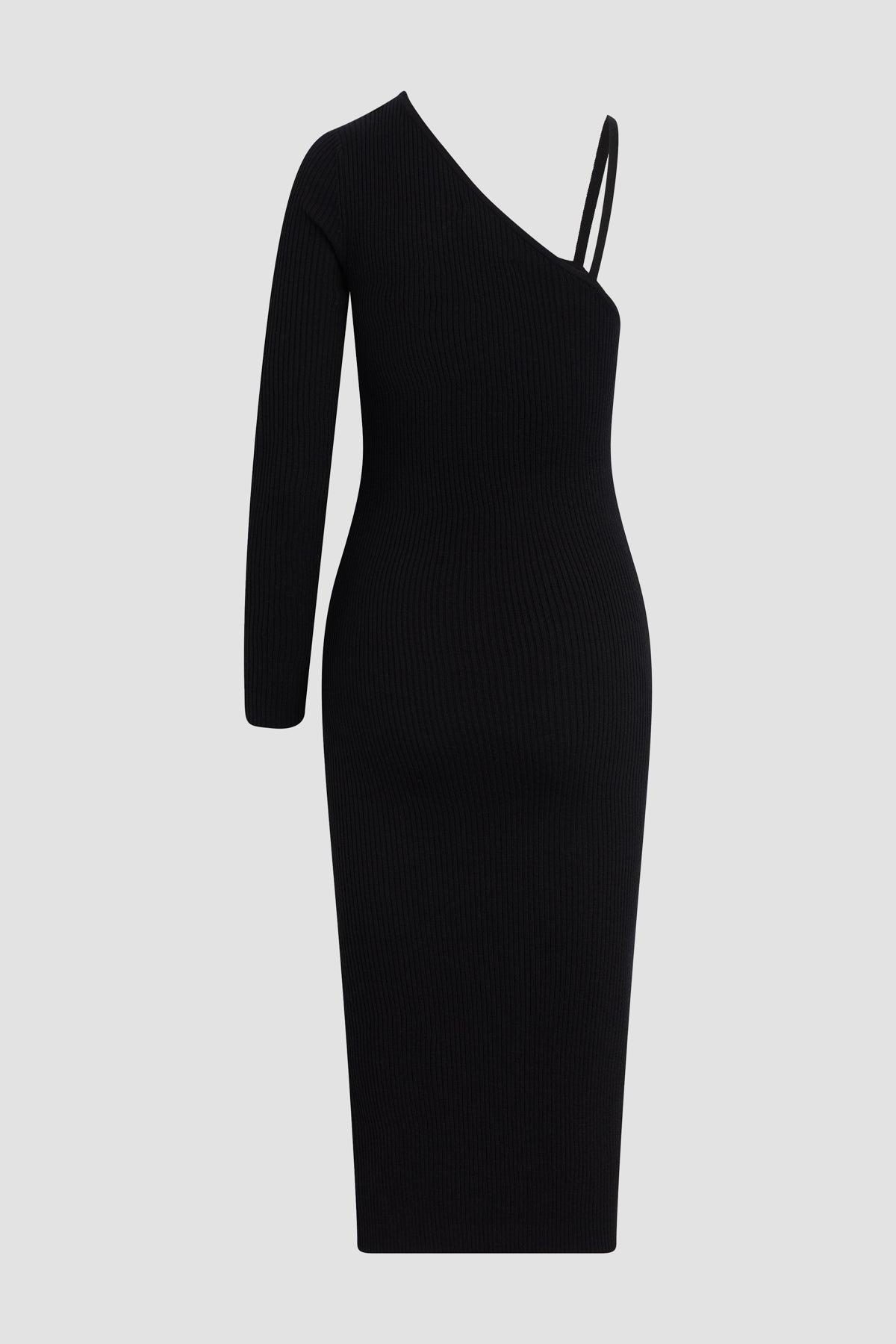 Asymmetrical Long Sleeve Dress Female Product Image