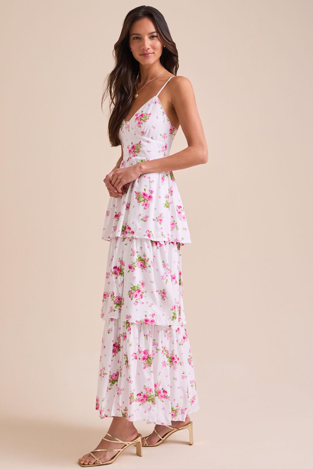Goldice Floral Maxi Dress Product Image