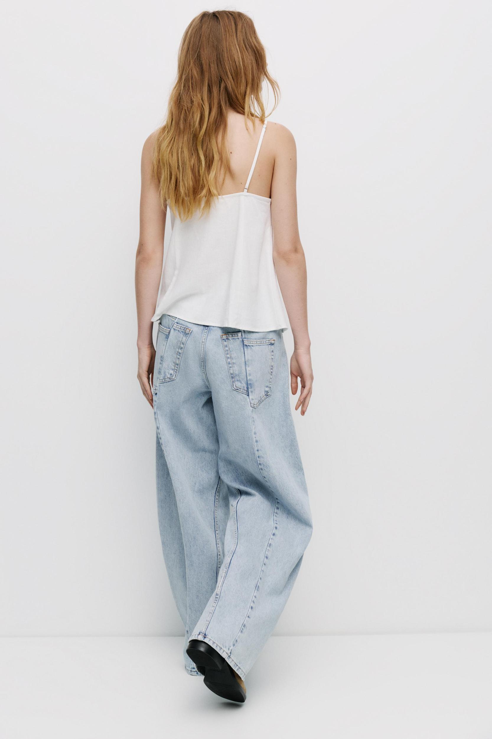 Baggy jeans with seam details Product Image