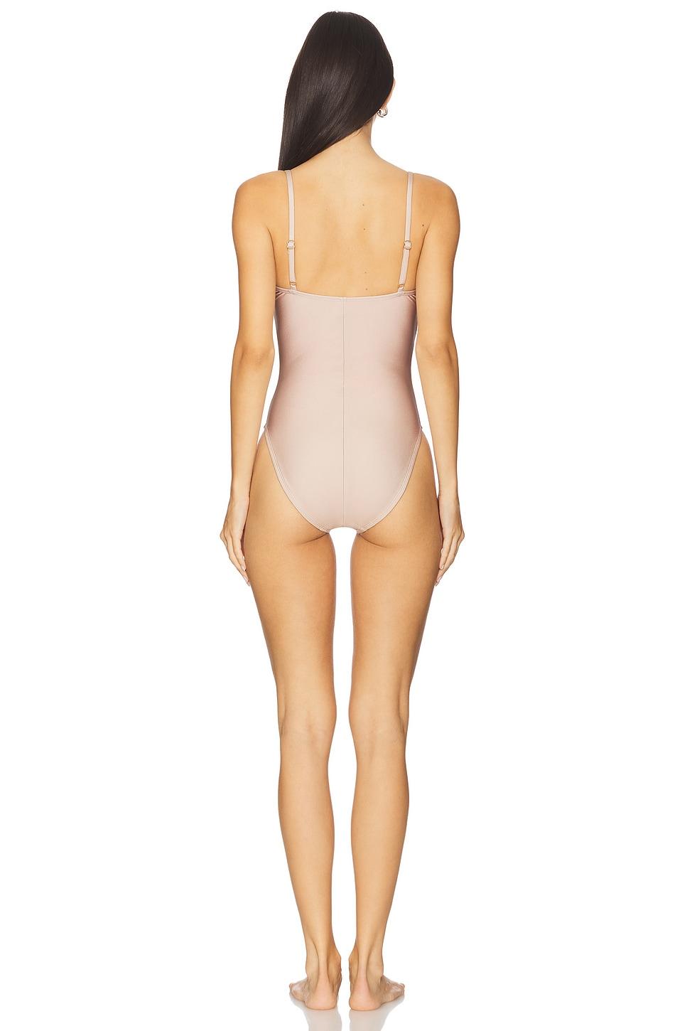 Satin Deep Dive One Piece Swimsuit Good American Product Image