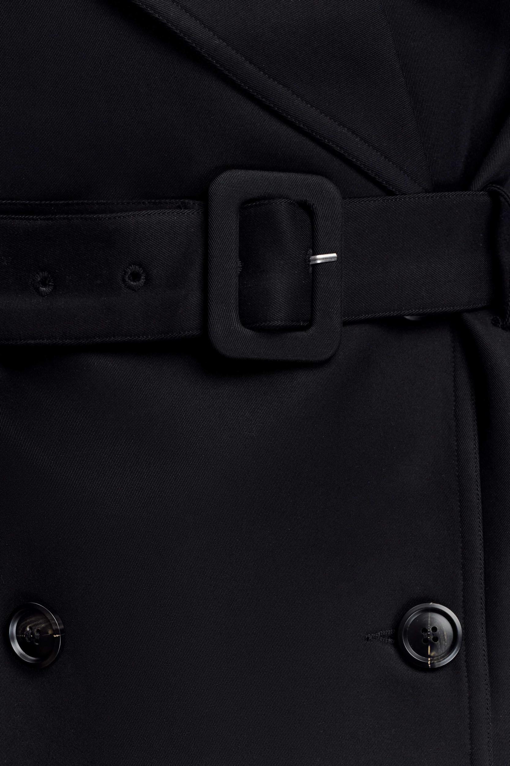 Alden Short Trench Jacket - Black Female Product Image