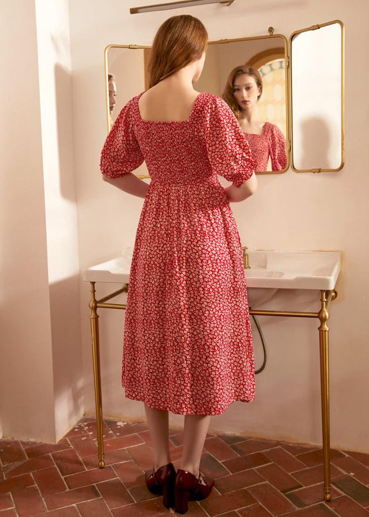 Lilting Love Short Sleeve Babydoll Dress Product Image