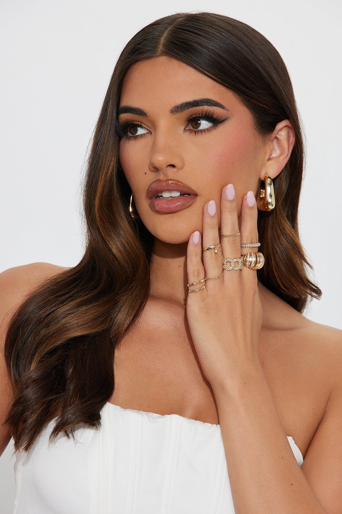 Dynasty 8 Piece Ring Set - Gold Product Image