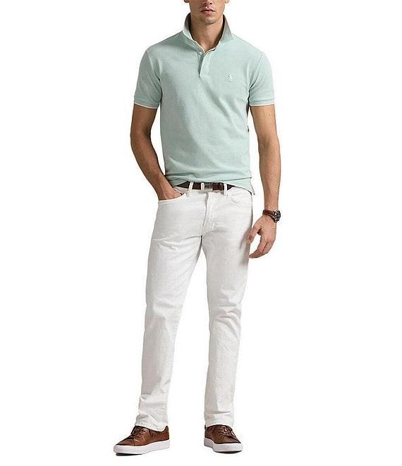 Polo Ralph Lauren Classic Fit Tipped Stretch Mesh Short Sleeve Polo Shirt Product Image