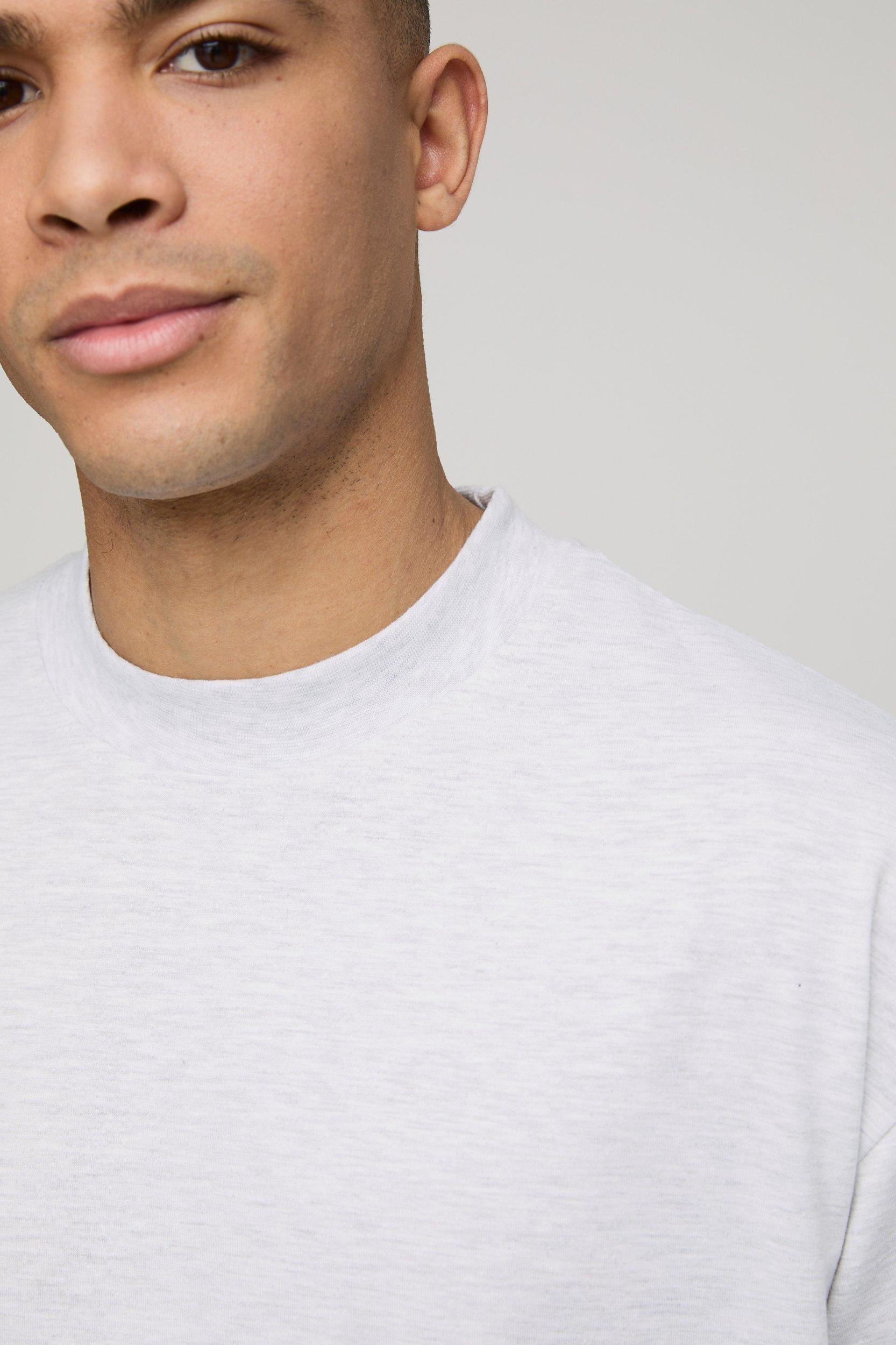 Oversized Boxy Extended Neck T-shirt | boohooMAN USA Product Image