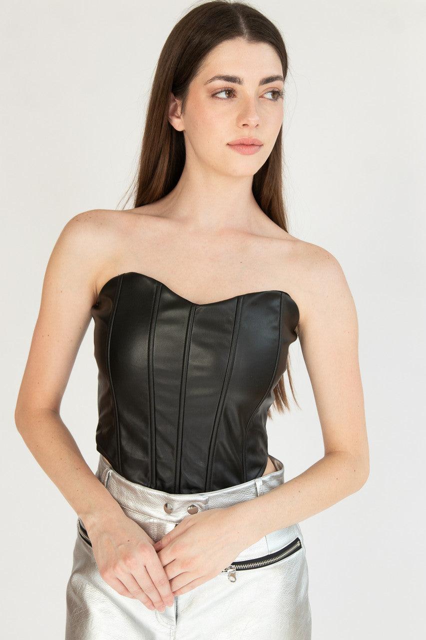 Strapless Metallic Bodice Product Image