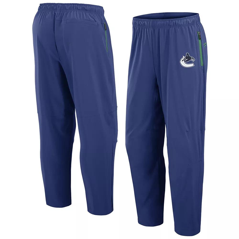 Men's Fanatics Blue Vancouver Canucks Rink Pants,  Product Image