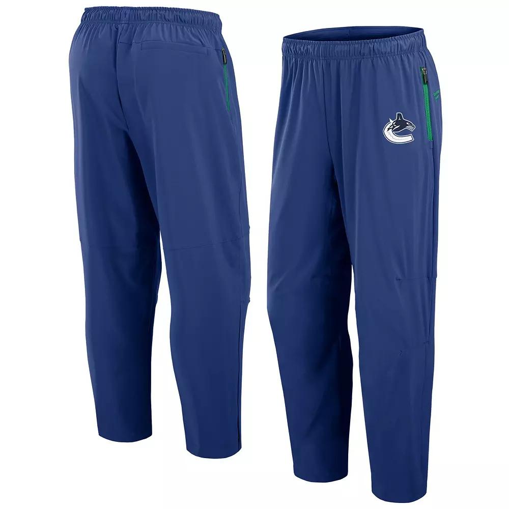 Men's Fanatics Blue Vancouver Canucks Rink Pants,  Product Image