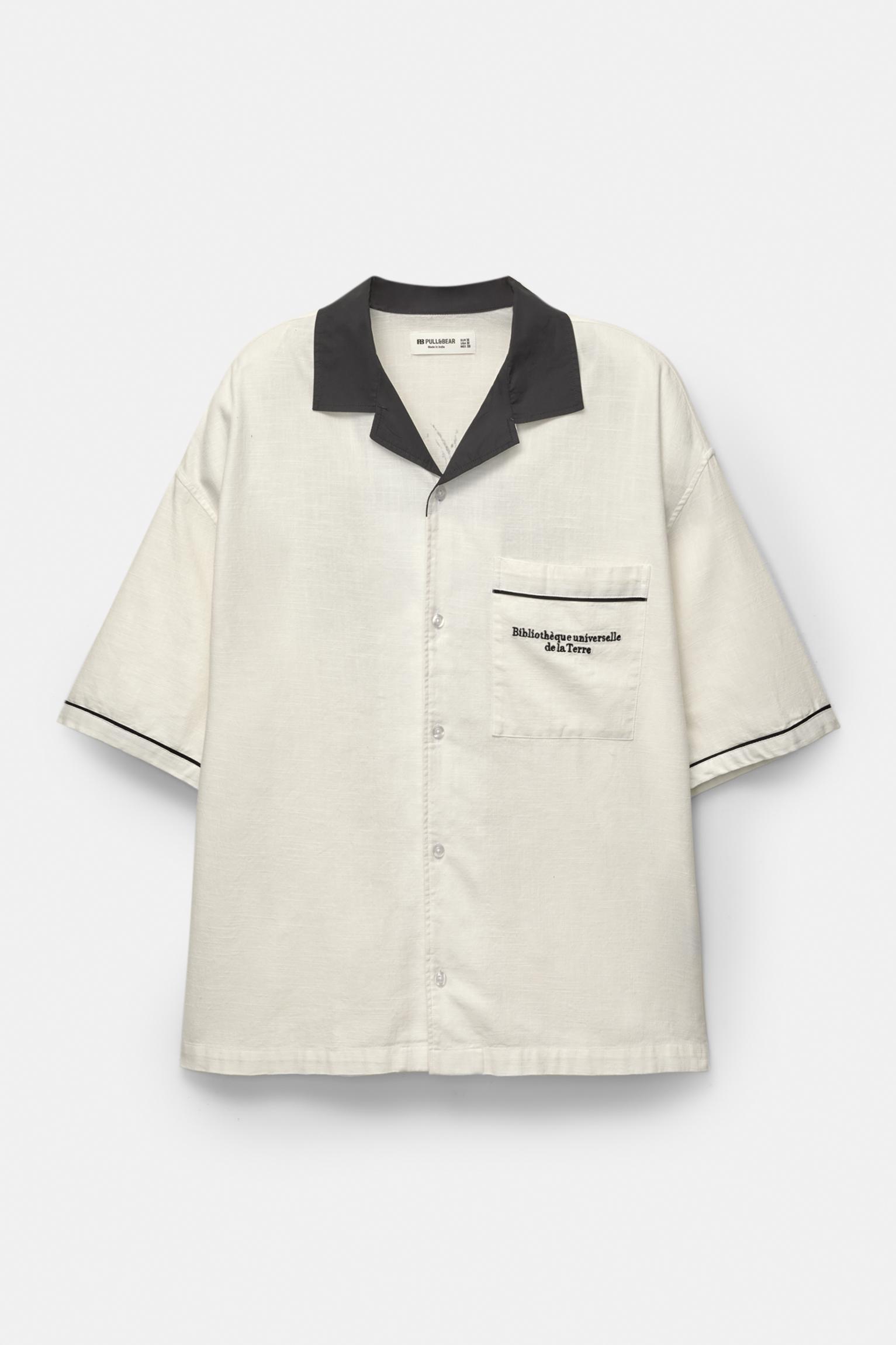 Bowling shirt with floral graphic Product Image