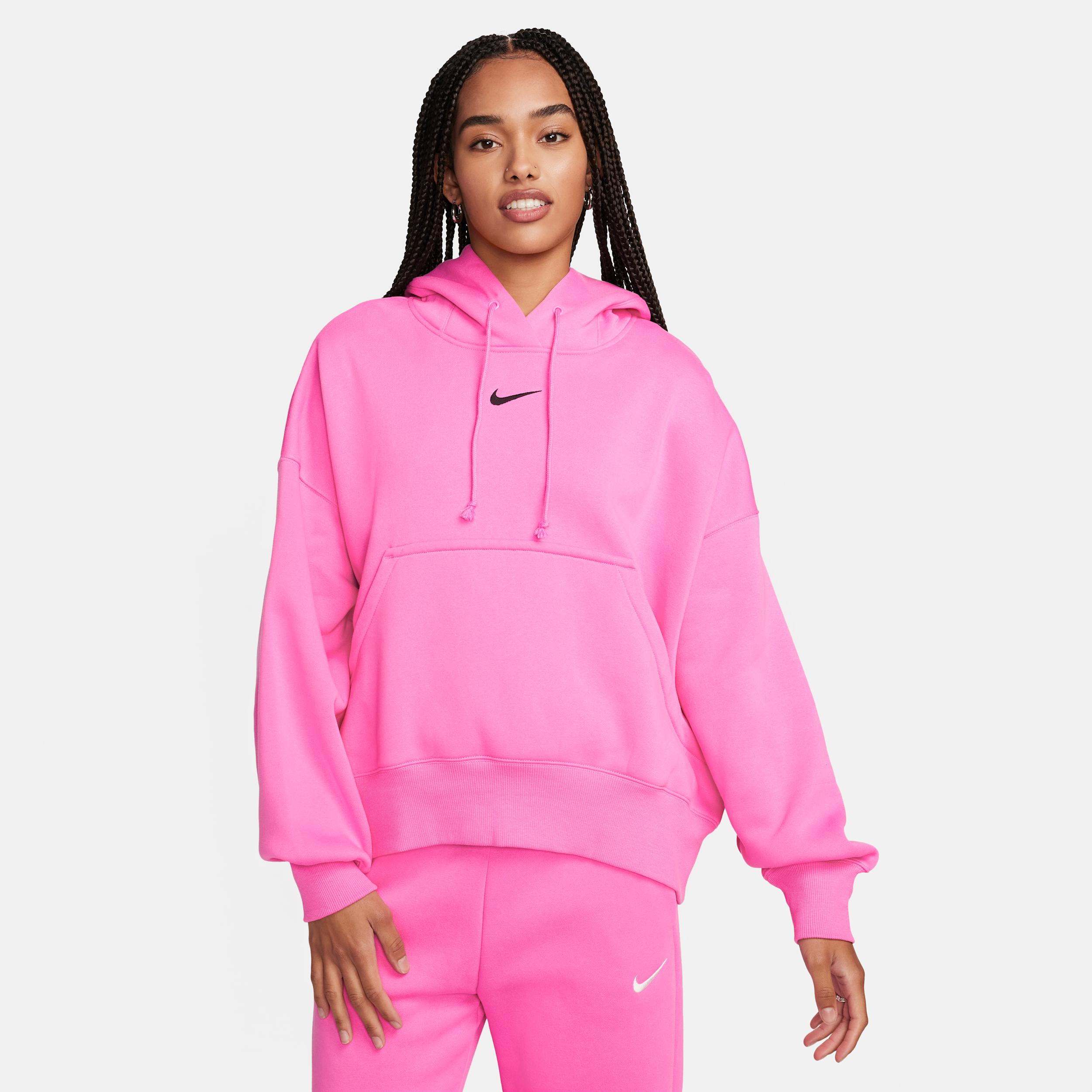 Womens Nike Sportswear Phoenix Fleece Over-Oversized Pullover Hoodie | DQ5858-265 Product Image