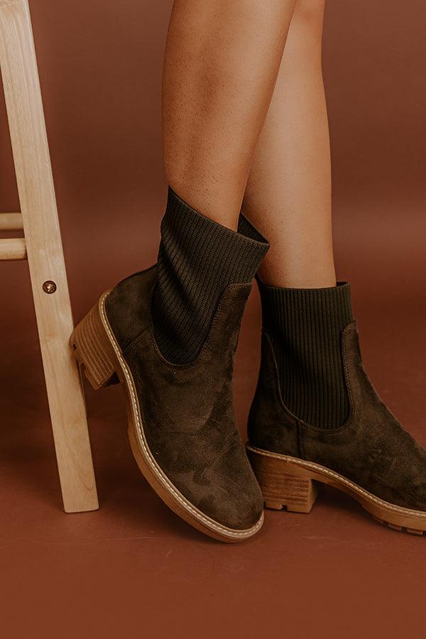 The Goodness Gracious Faux Suede Boot Product Image