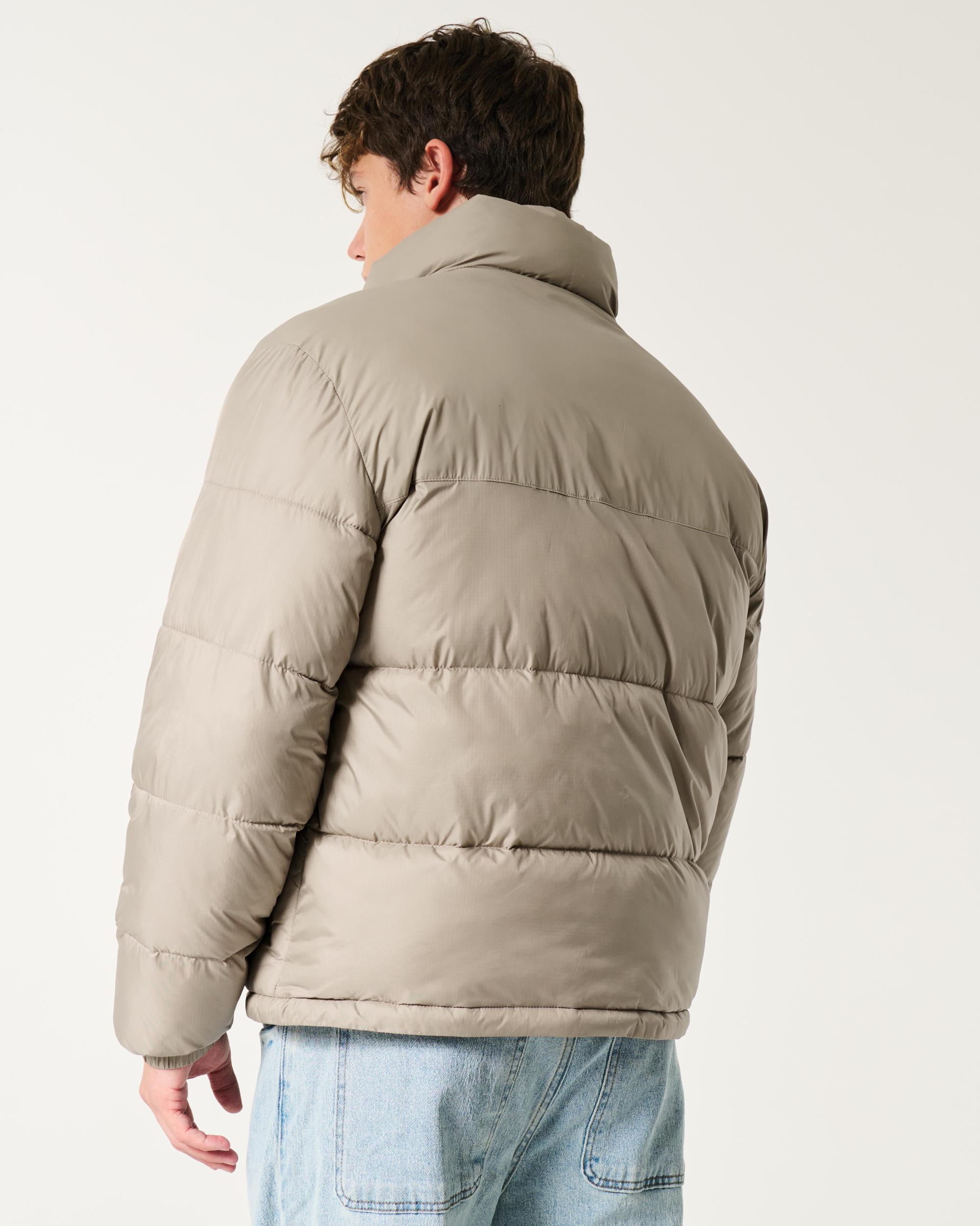 Boxy Mock-Neck Puffer Jacket Product Image